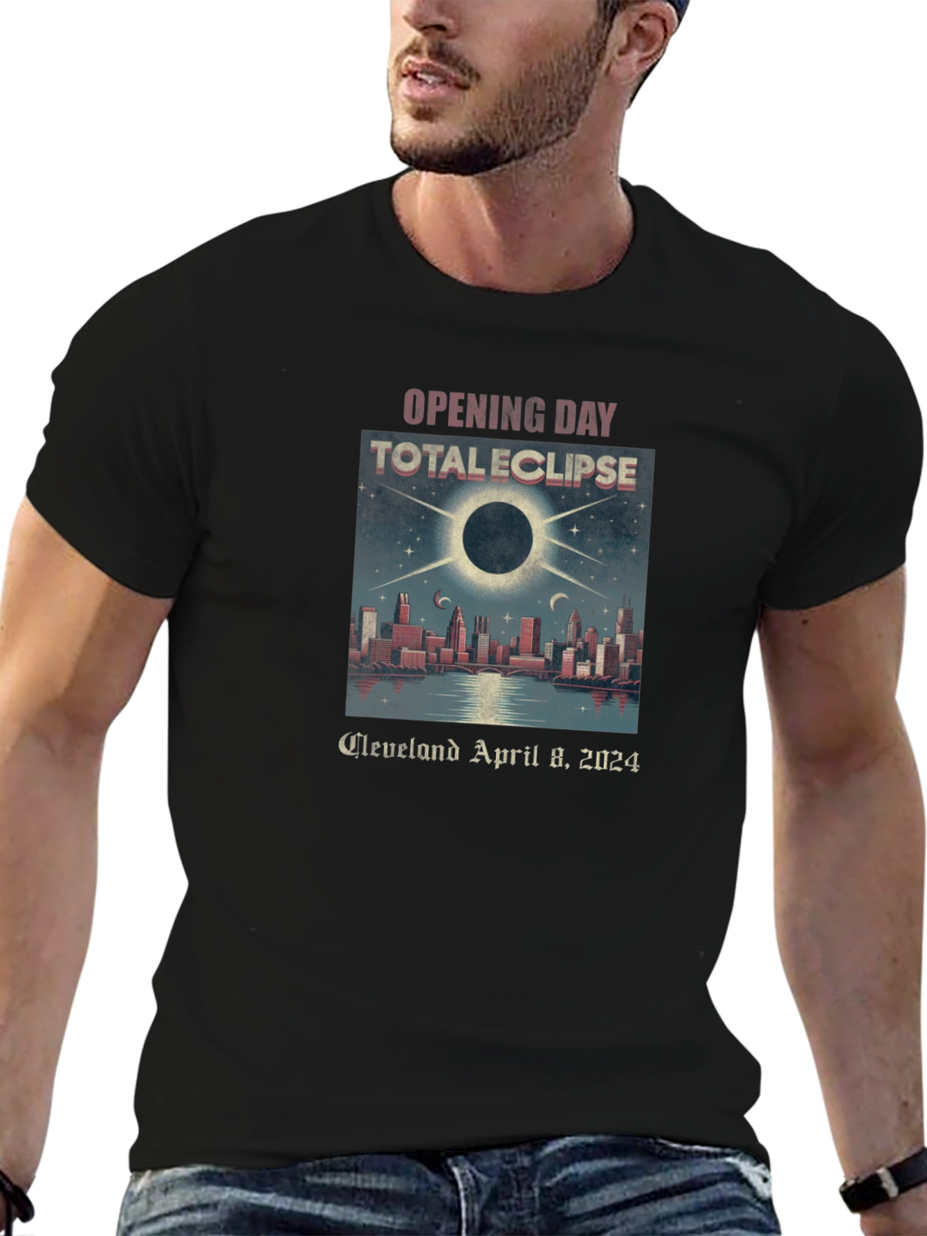 Total Eclipse Cleveland April 8 2024 T-Shirt
