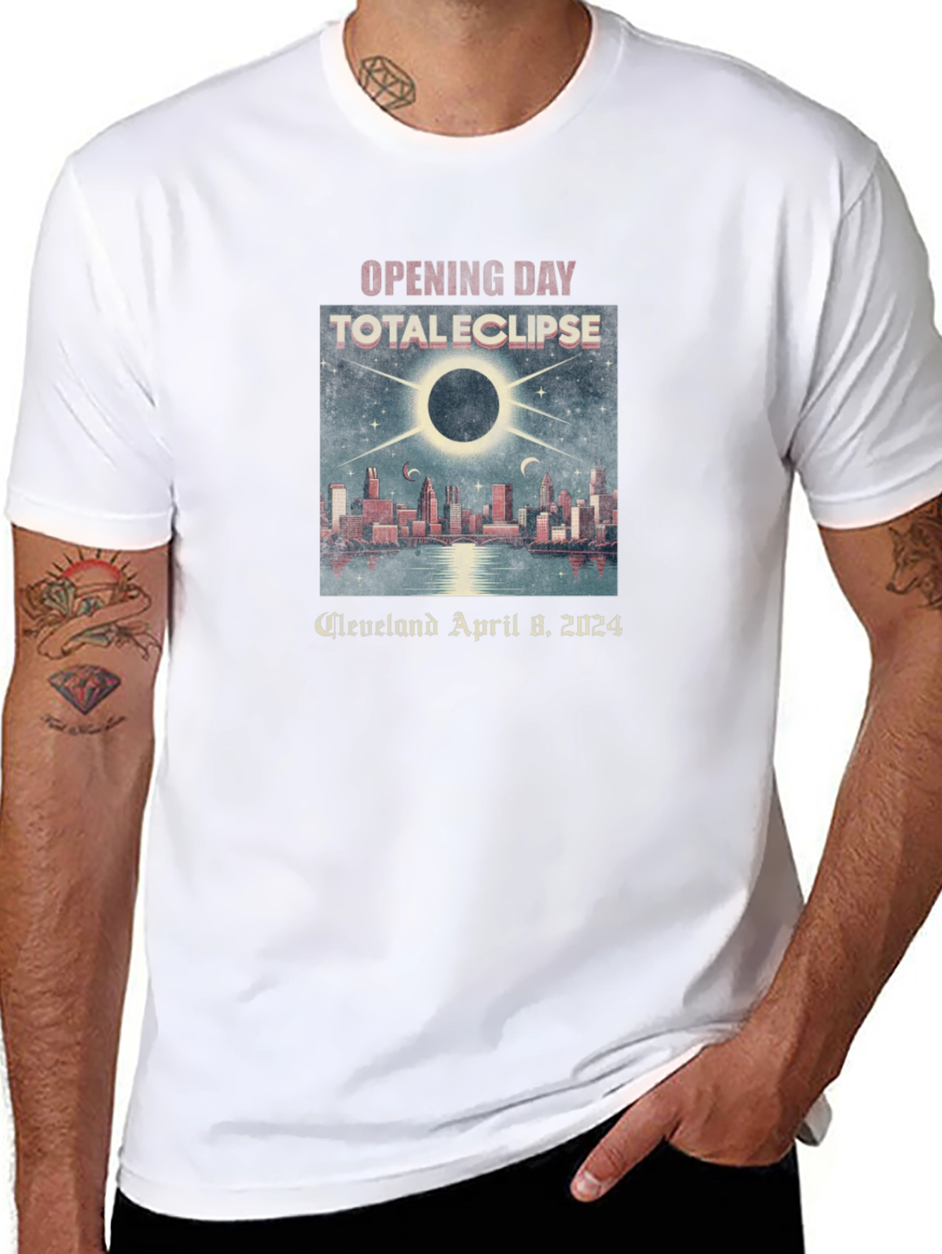 Total Eclipse Cleveland April 8 2024 T-Shirt