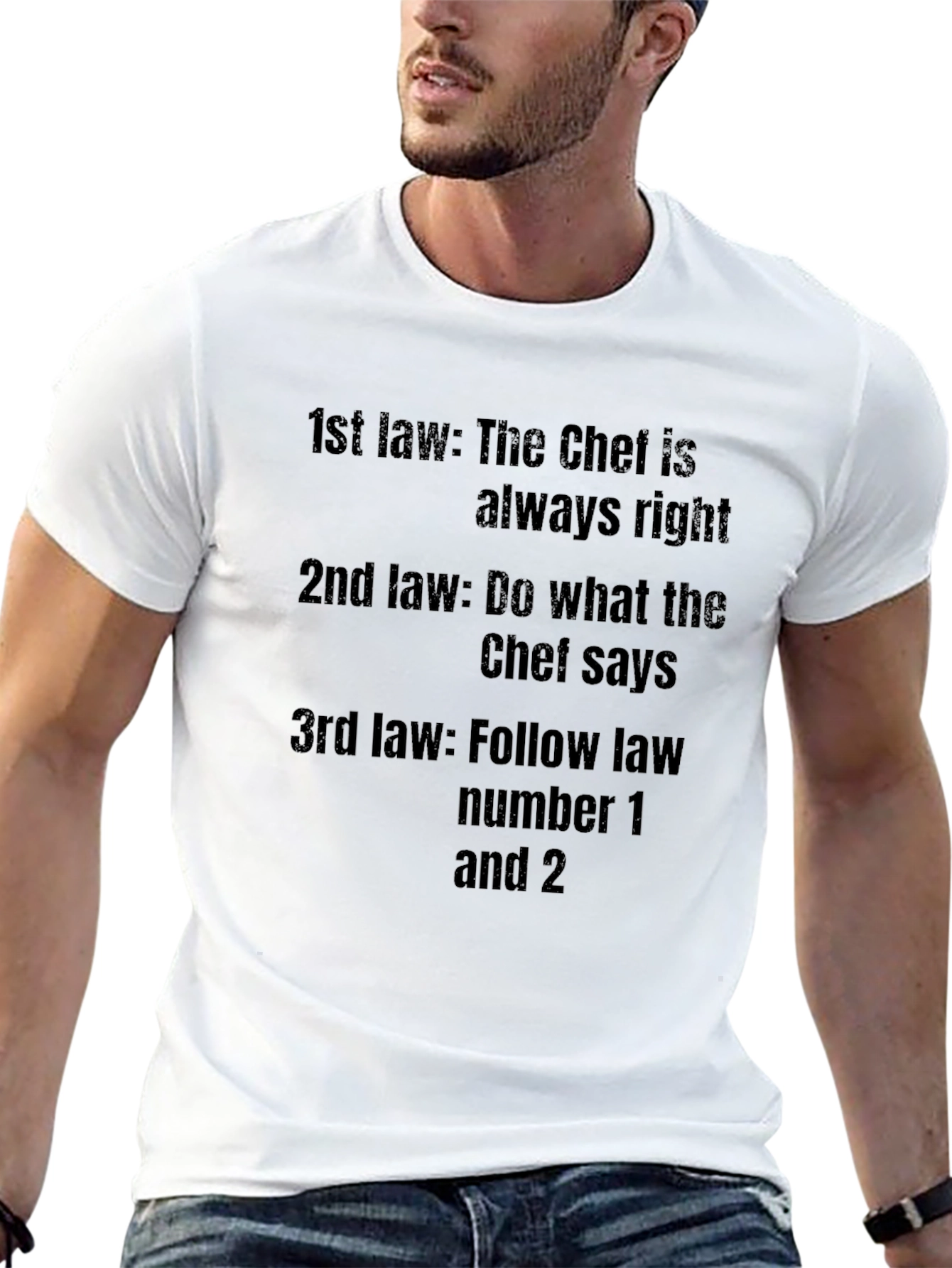 Chef Law T-Shirt - Funny Kitchen Rules