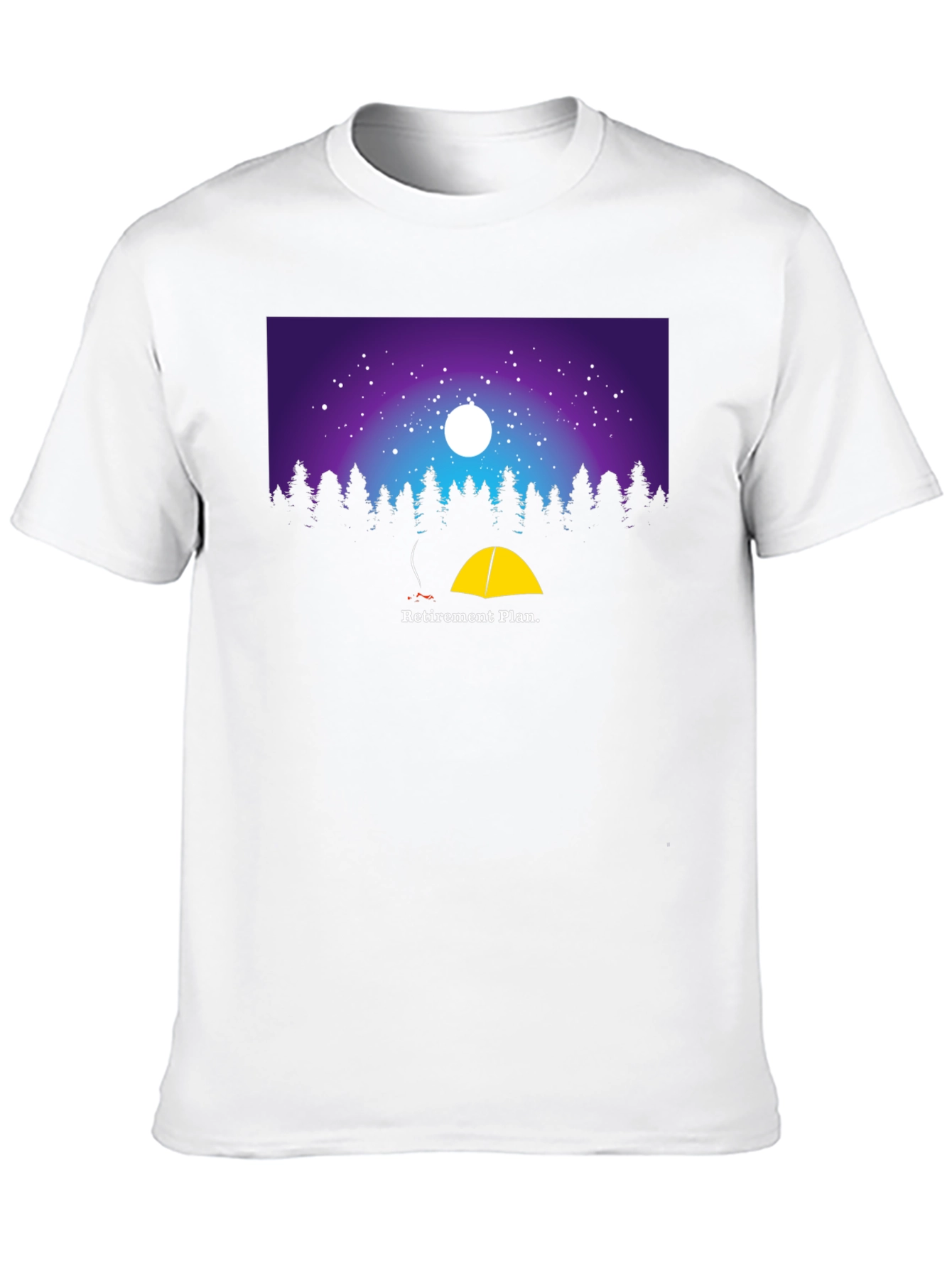 Retirement Plan Camping Graphic T-Shirt