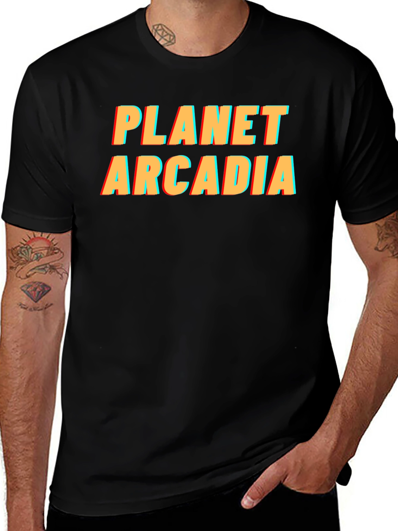 Planet Arcadia Graphic Tee - Retro Style T-Shirt