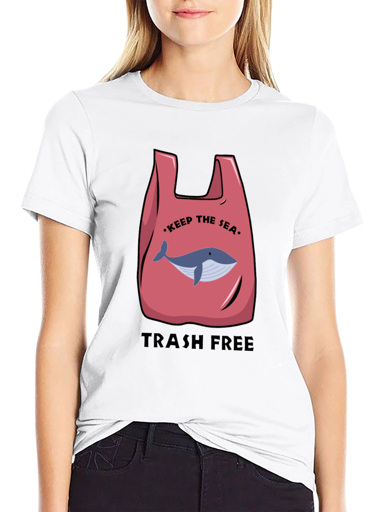 Eco-Friendly Whale Graphic Tee