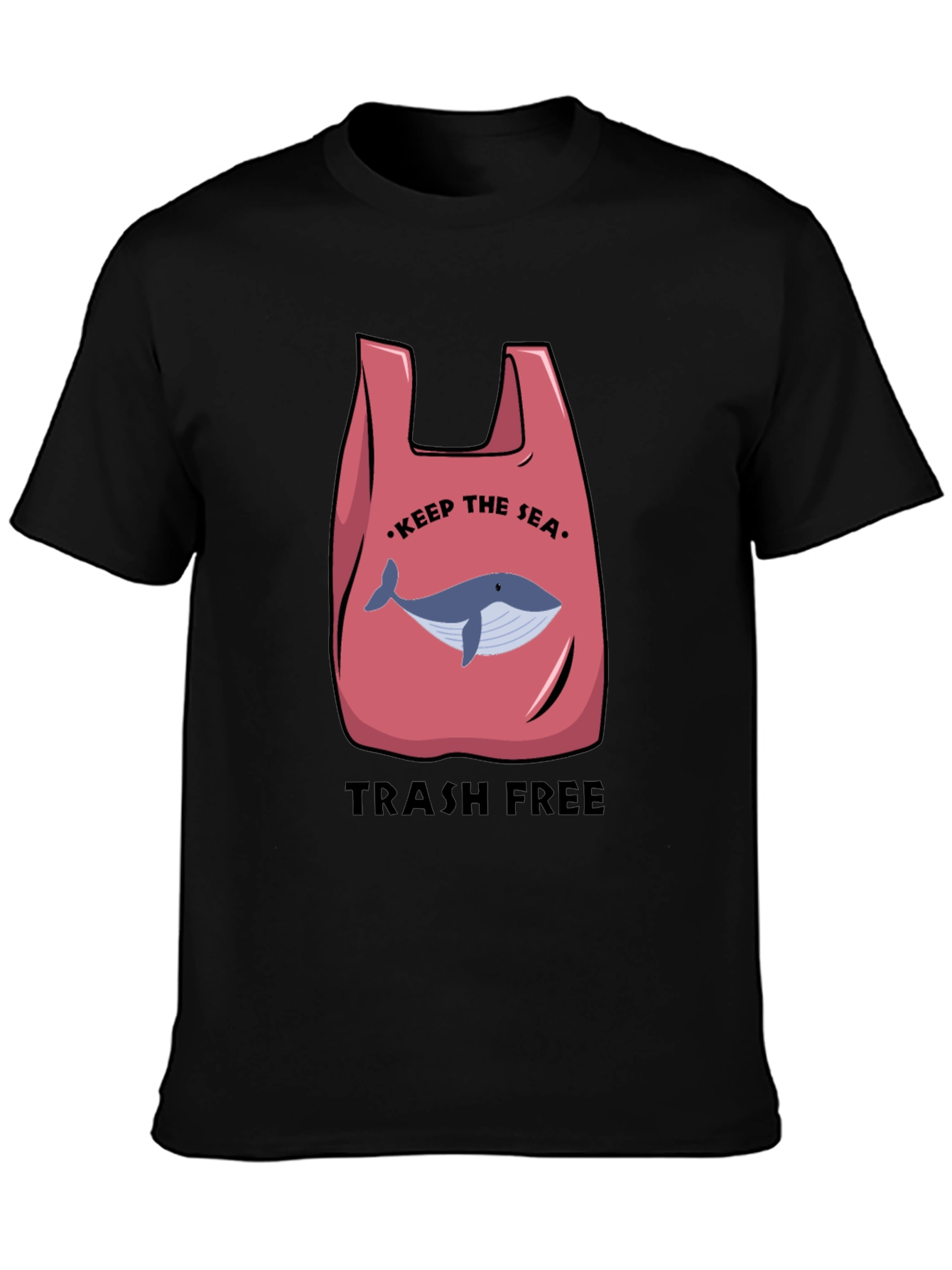 Eco-Friendly Whale Graphic Tee