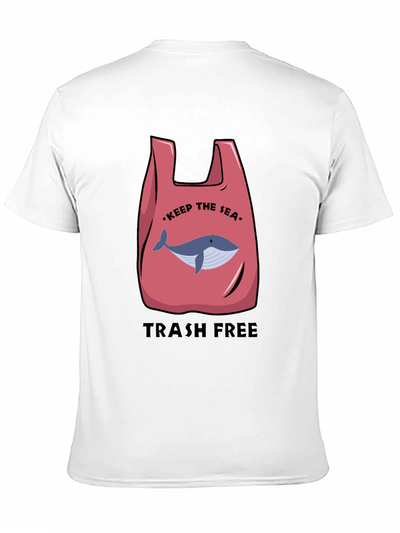 Eco-Friendly Whale Graphic Tee
