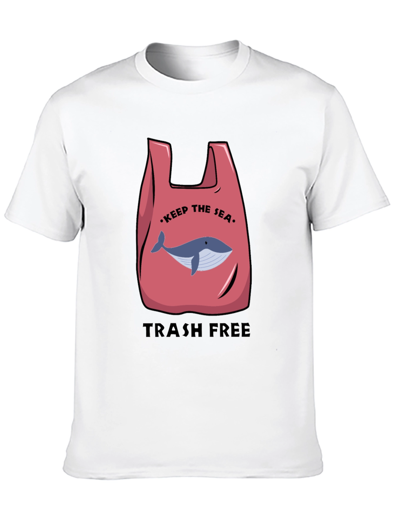 Eco-Friendly Whale Graphic Tee