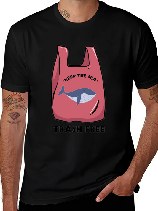 Eco-Friendly Whale Graphic Tee