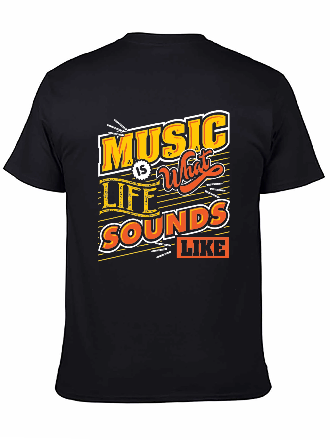 Music is What Life Sounds Like Graphic Tee