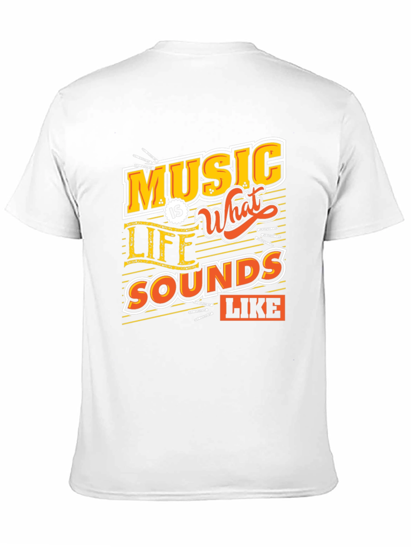 Music is What Life Sounds Like Graphic Tee