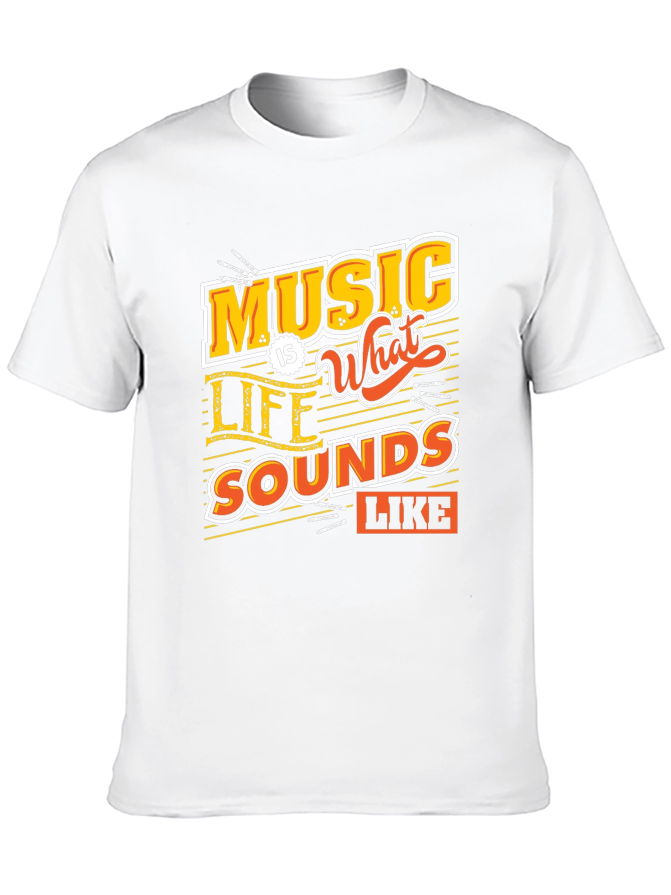 Music is What Life Sounds Like Graphic Tee