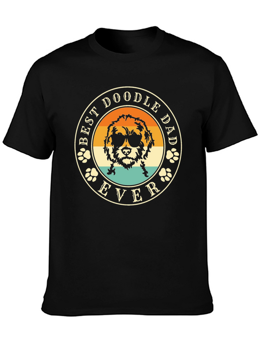 Best Doodle Dad Ever T-Shirt - Dog Lover Gift