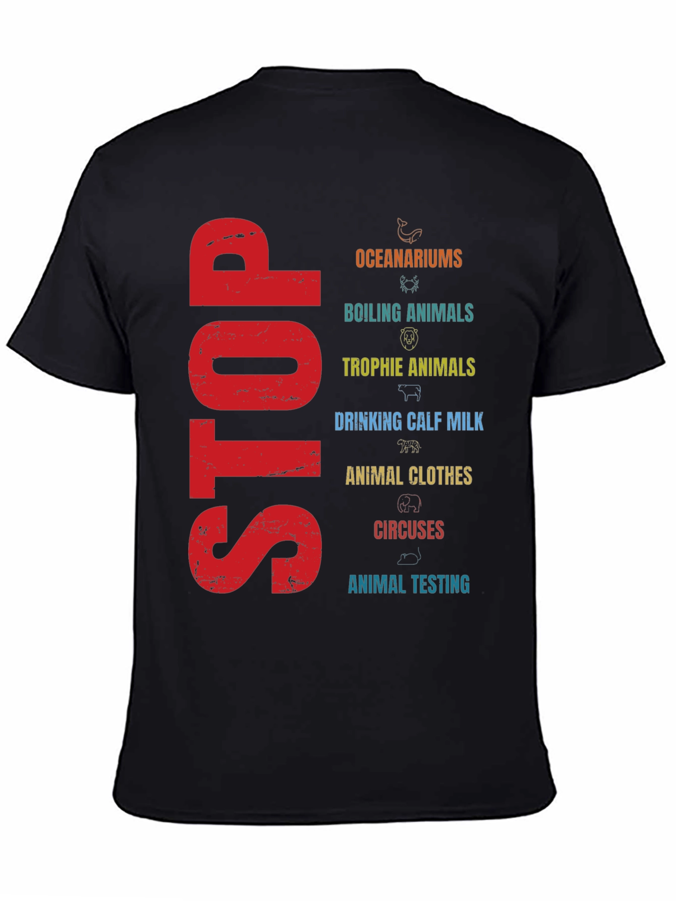 Stop Animal Cruelty T-Shirt - Activism Tee