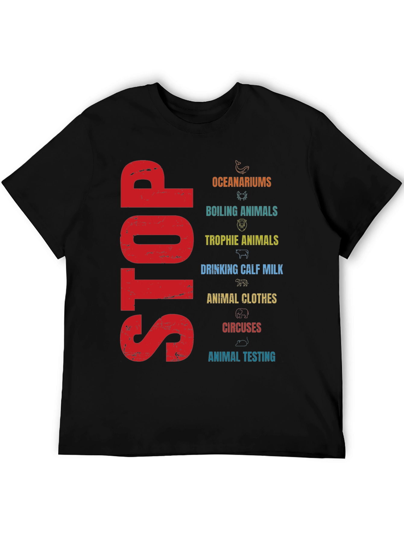Stop Animal Cruelty T-Shirt - Activism Tee