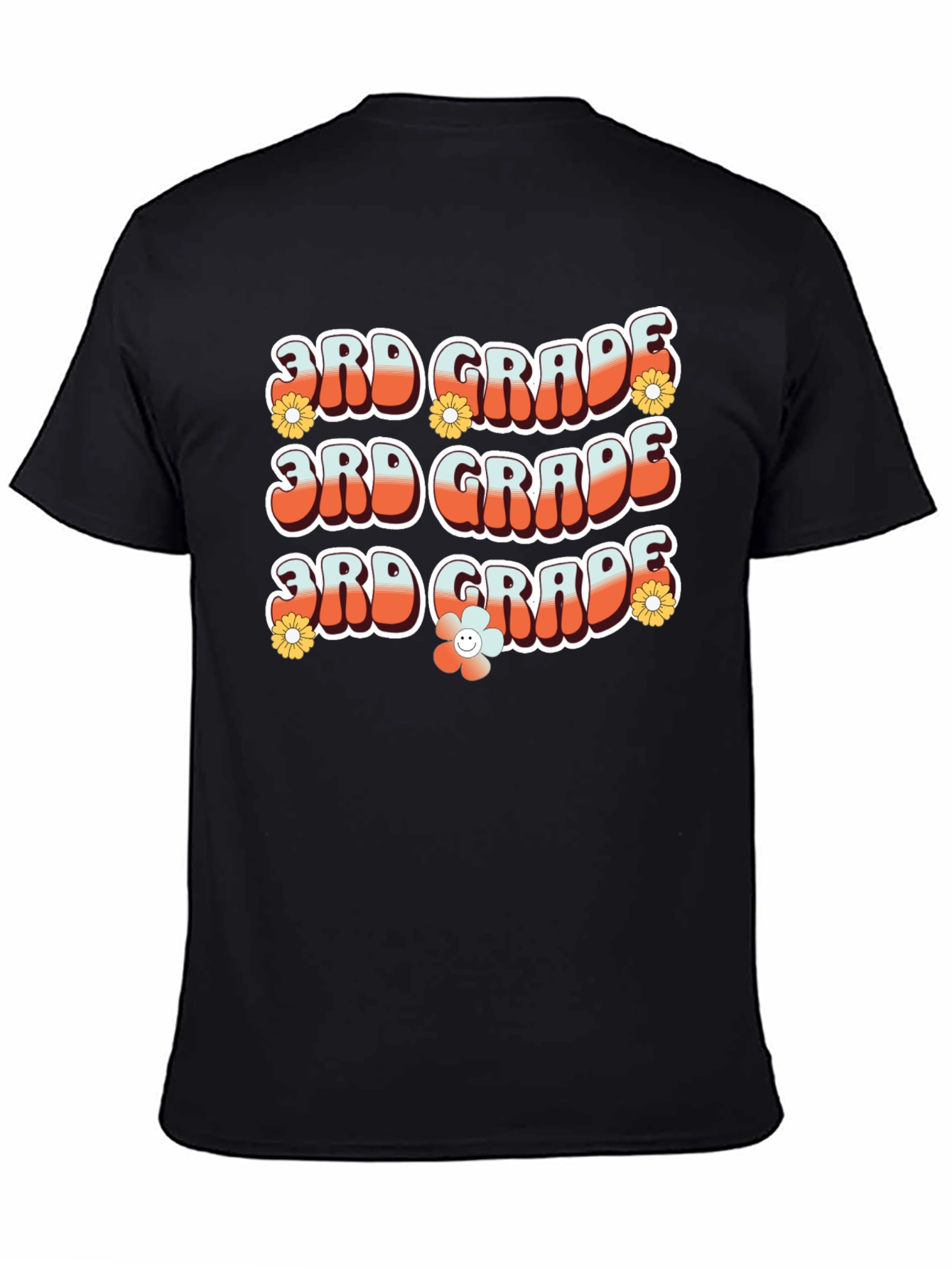Retro 3rd Grade Teacher T-Shirt