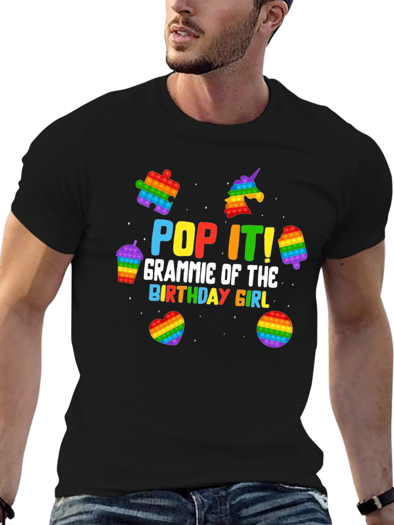 Pop It! Grammie of the Birthday Girl T-Shirt