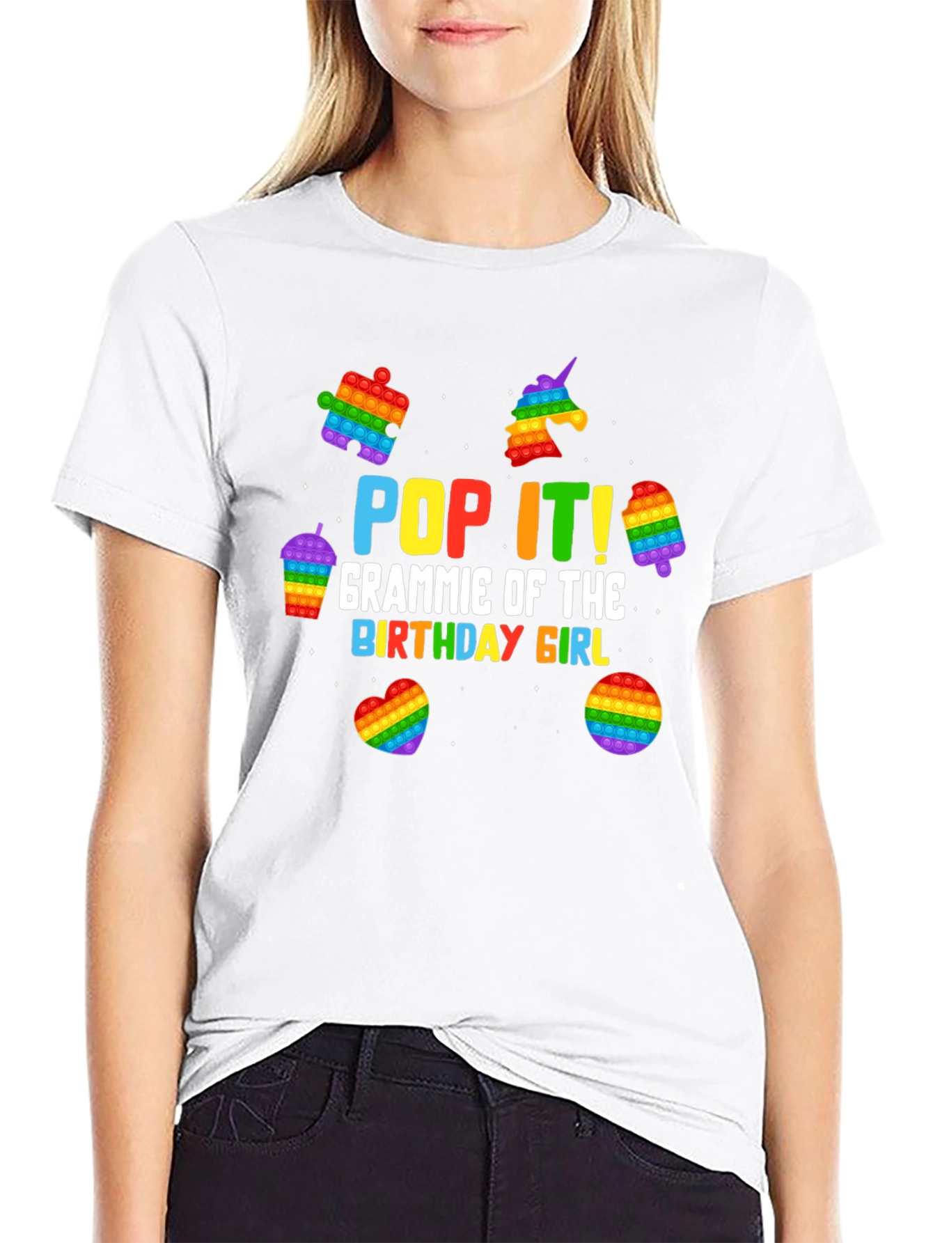 Pop It! Grammie of the Birthday Girl T-Shirt