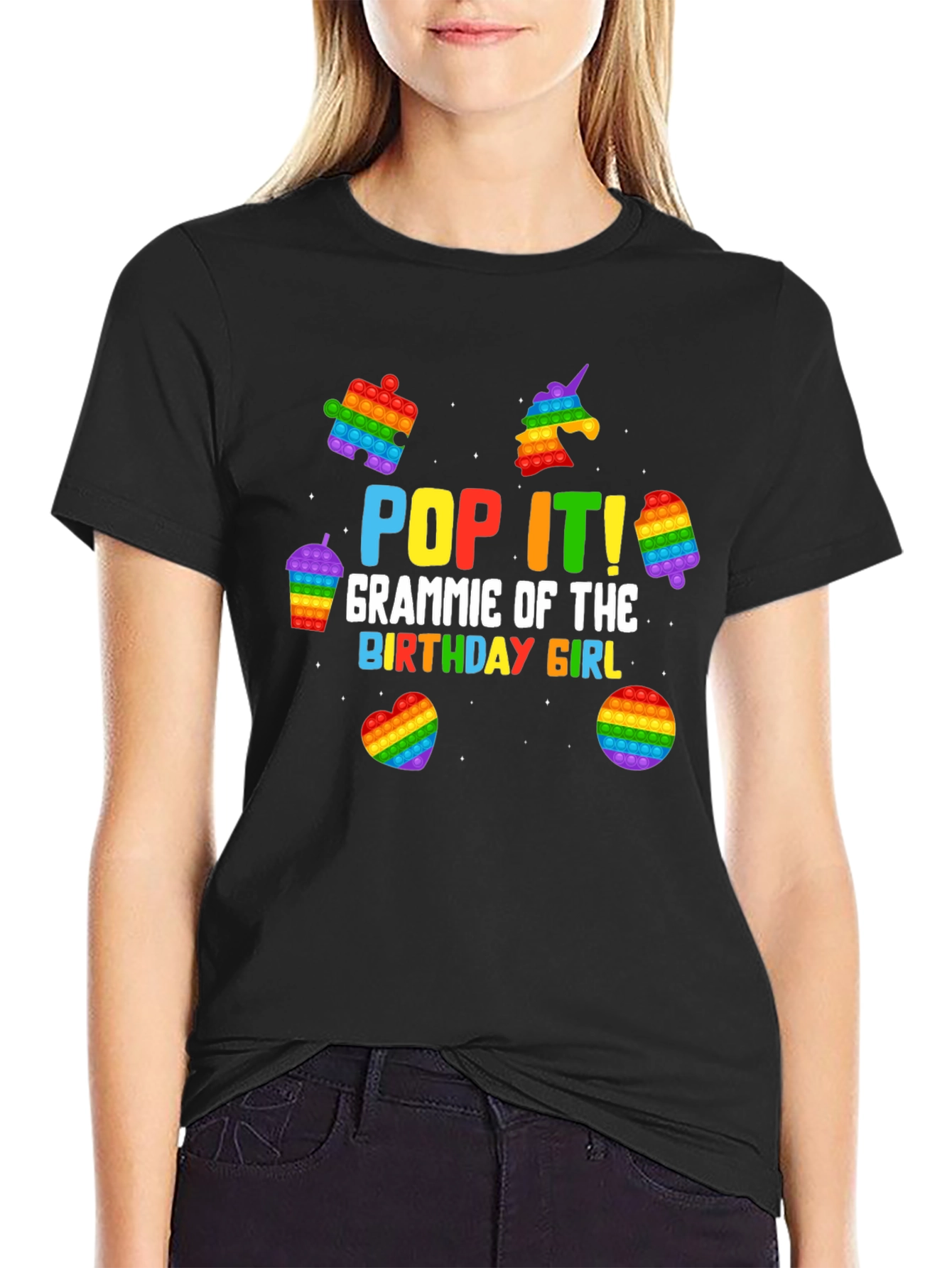Pop It! Grammie of the Birthday Girl T-Shirt
