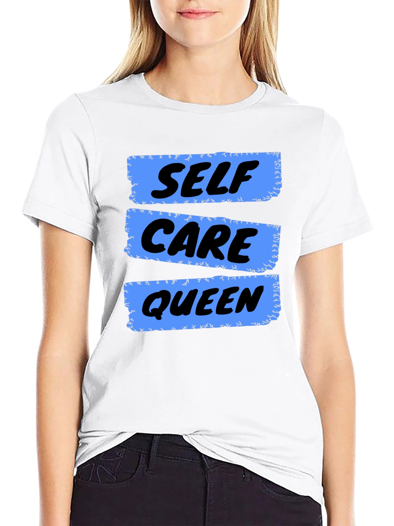 Self Care Queen Graphic T-Shirt - Black