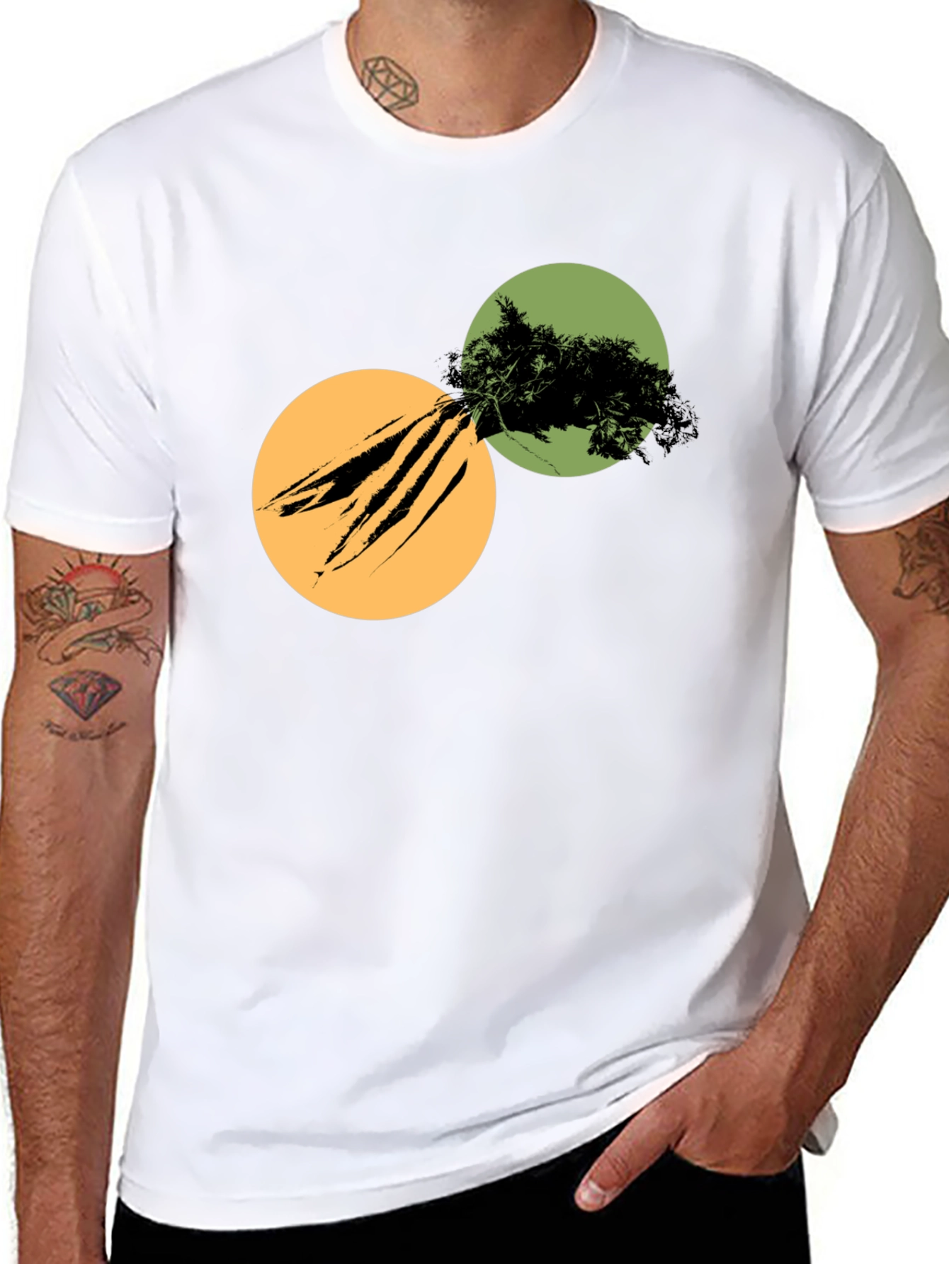 Abstract Graphic Print T-Shirt - Modern Style