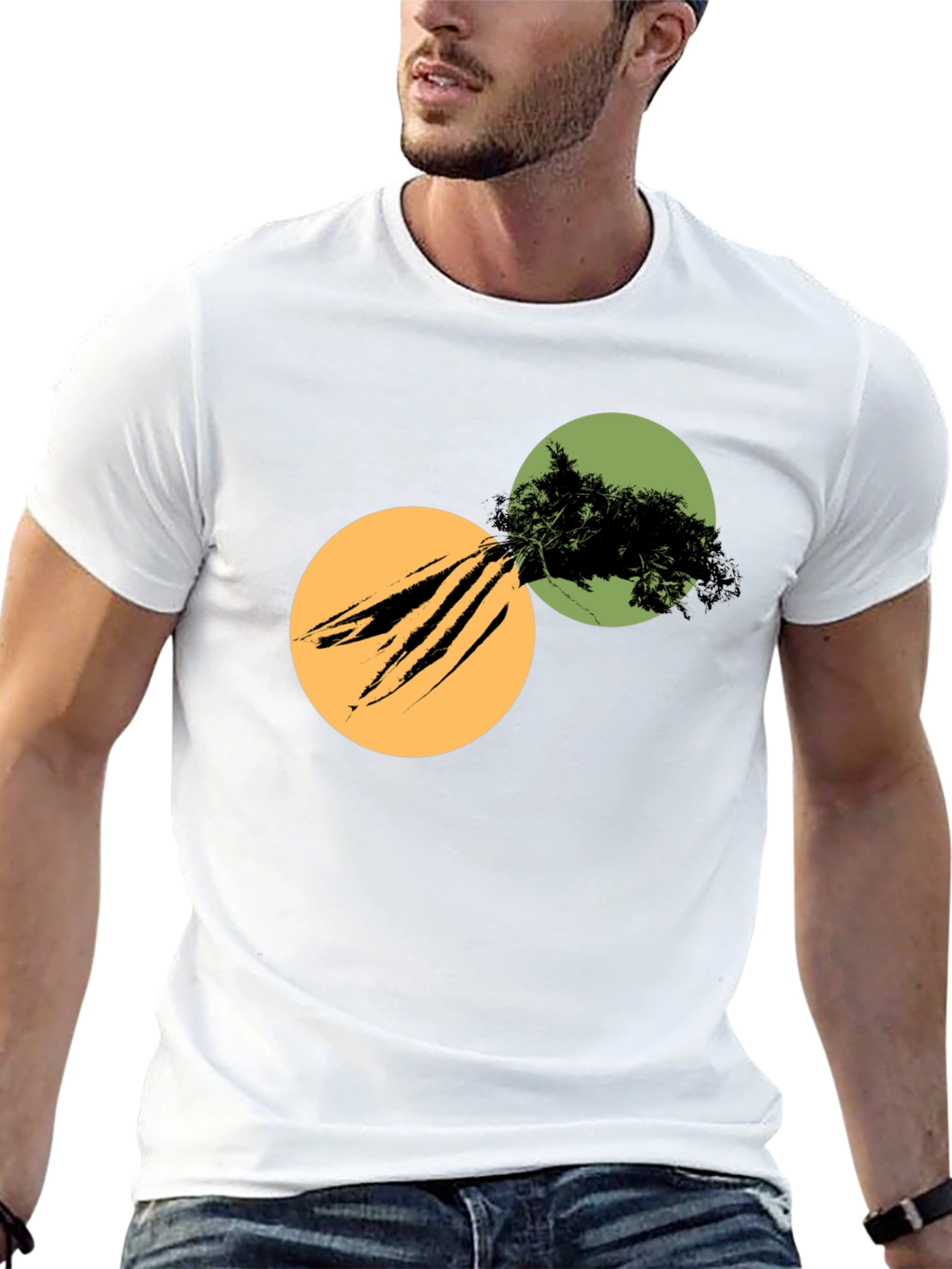 Abstract Graphic Print T-Shirt - Modern Style