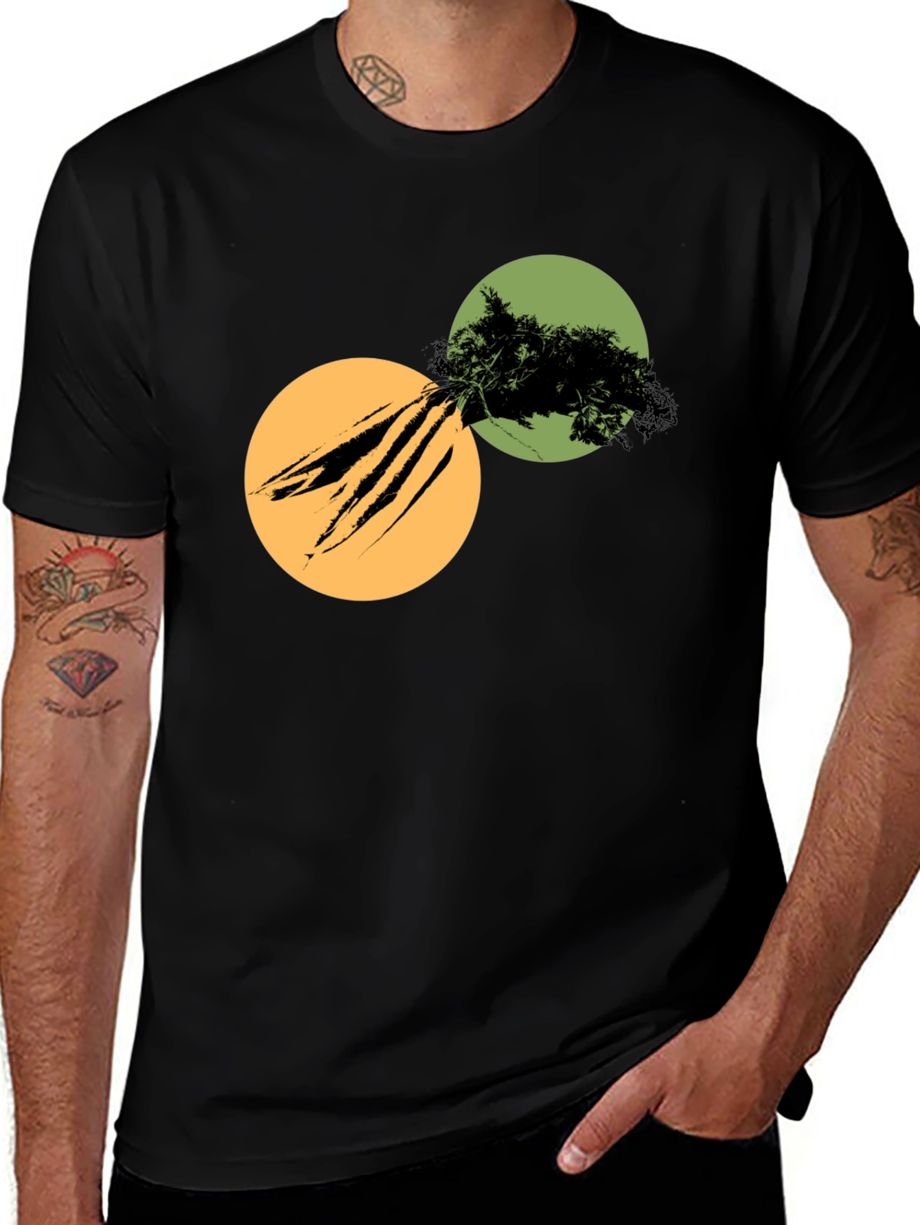 Abstract Graphic Print T-Shirt - Modern Style