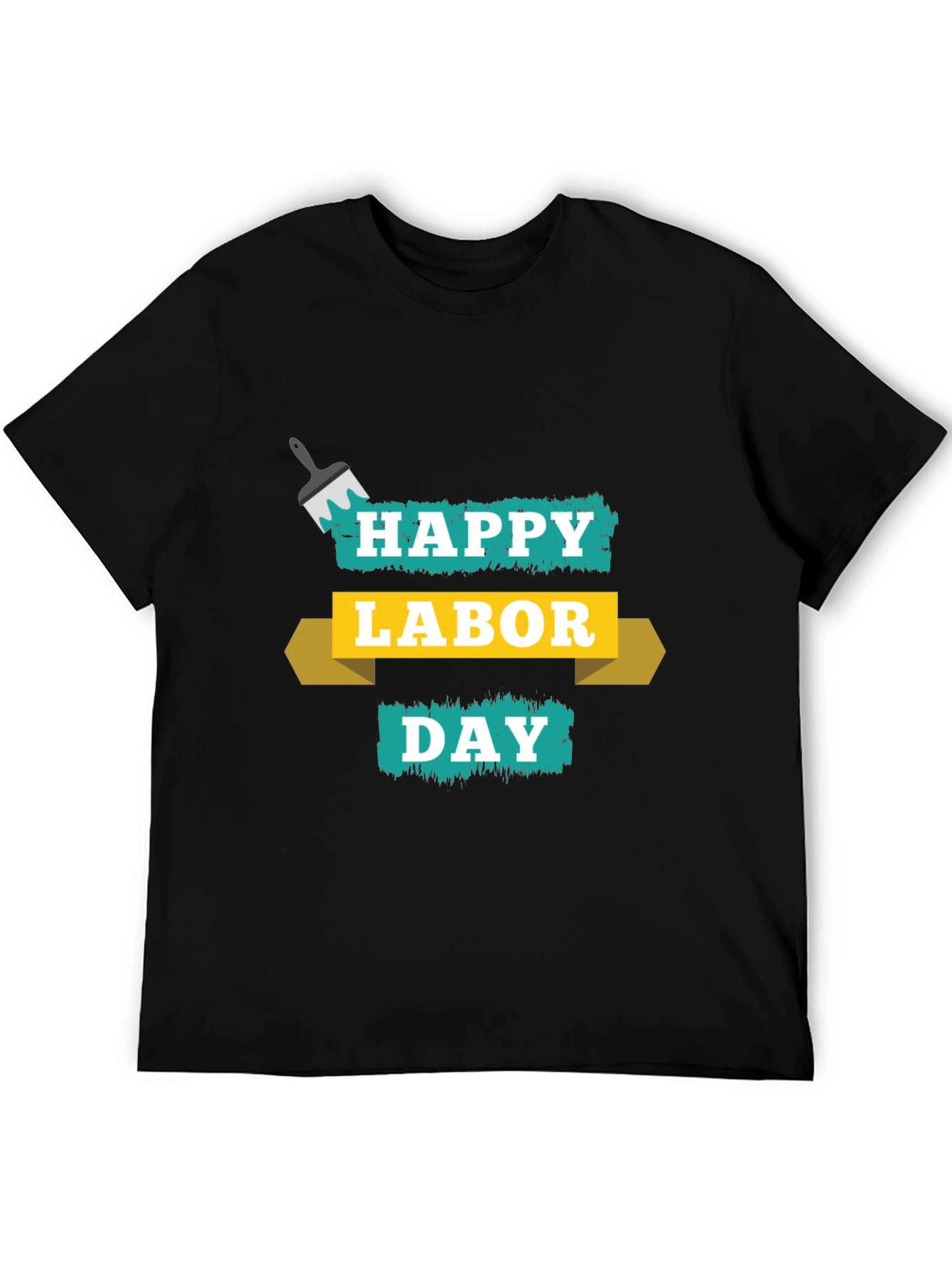 Happy Labor Day Black T-Shirt