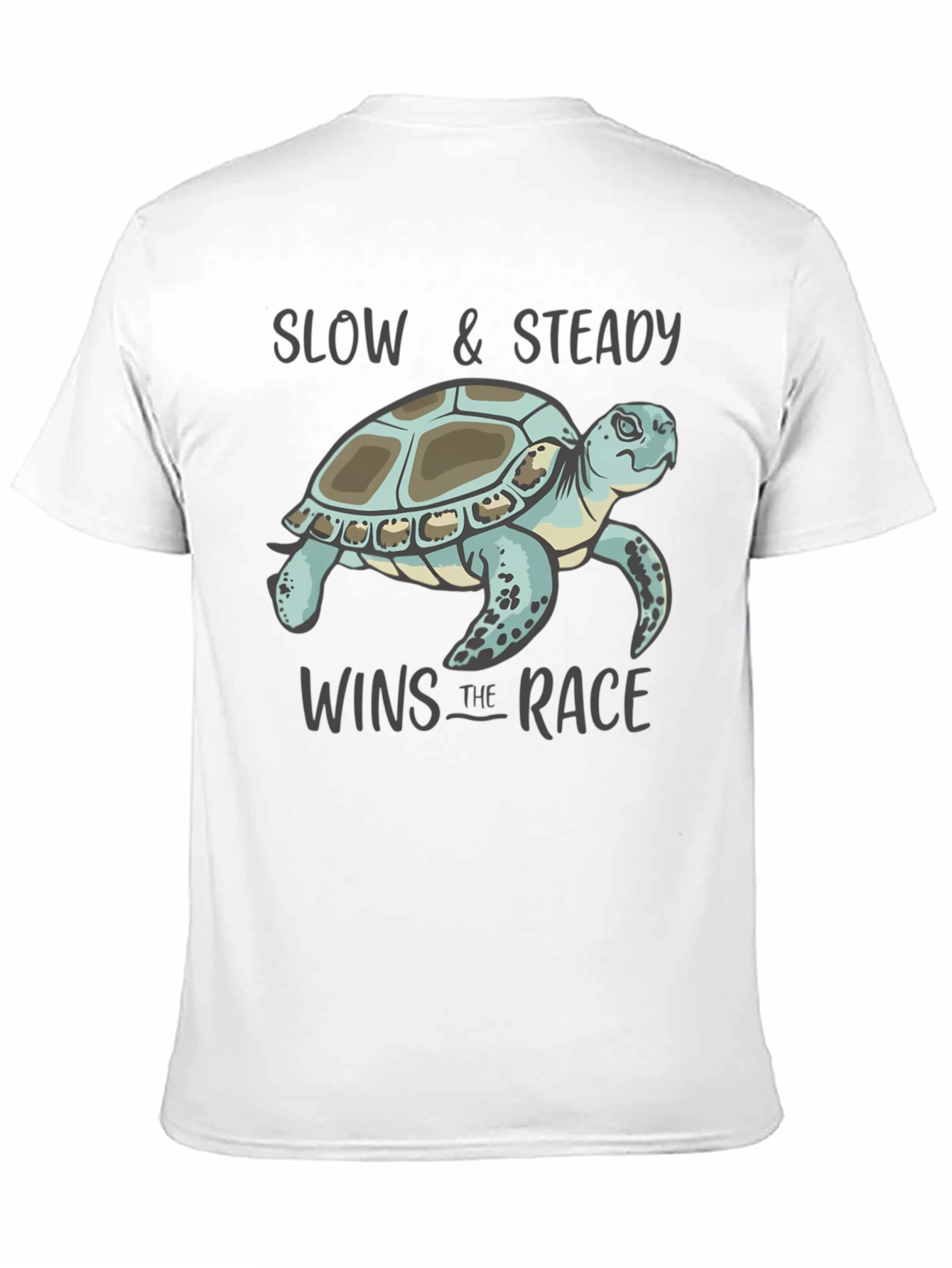 Slow & Steady Turtle Graphic T-Shirt