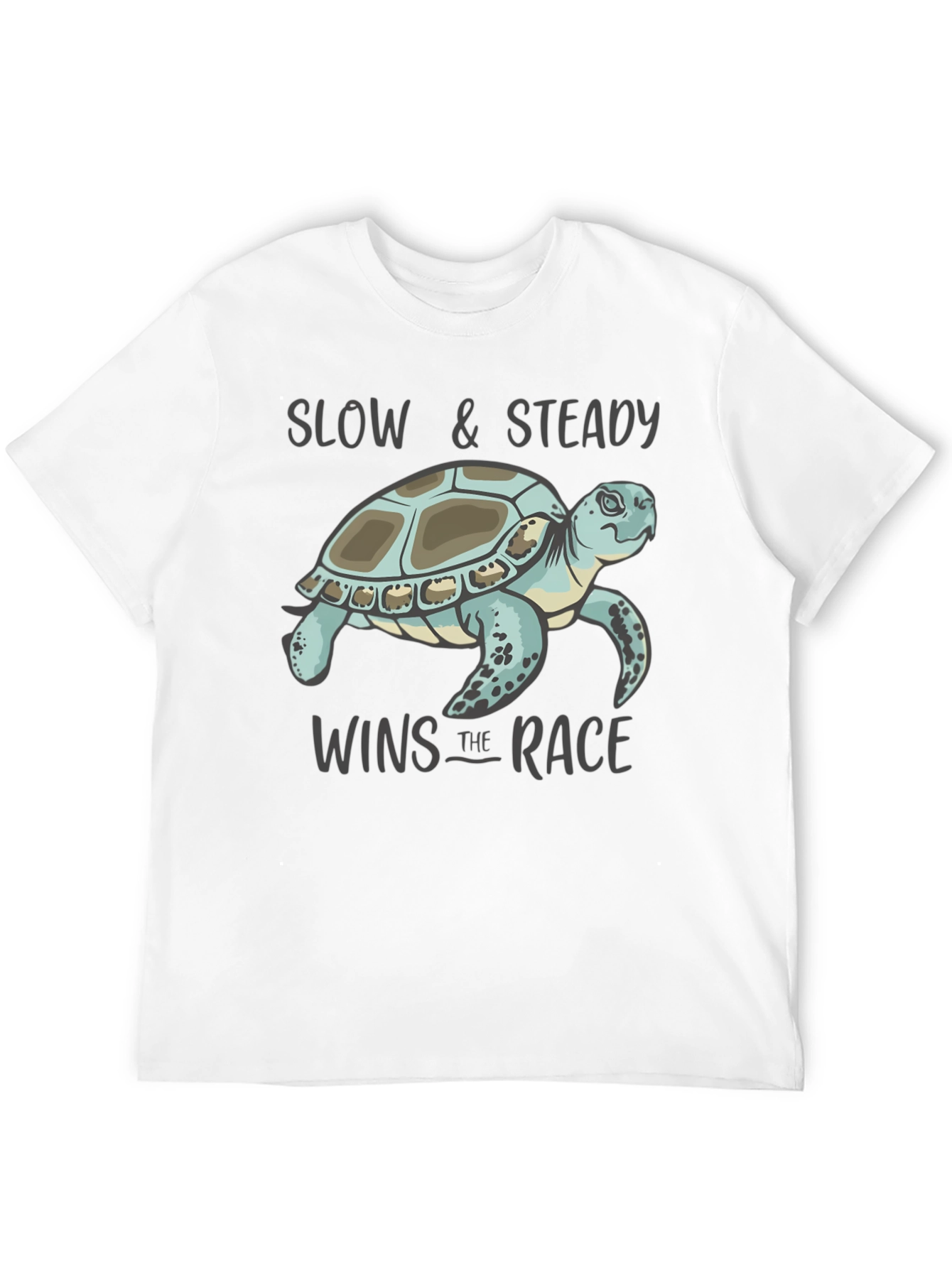 Slow & Steady Turtle Graphic T-Shirt