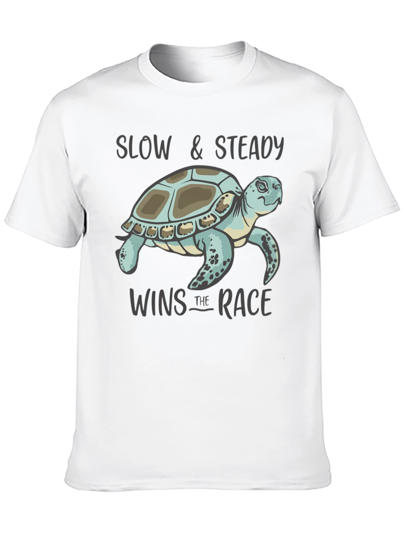 Slow & Steady Turtle Graphic T-Shirt