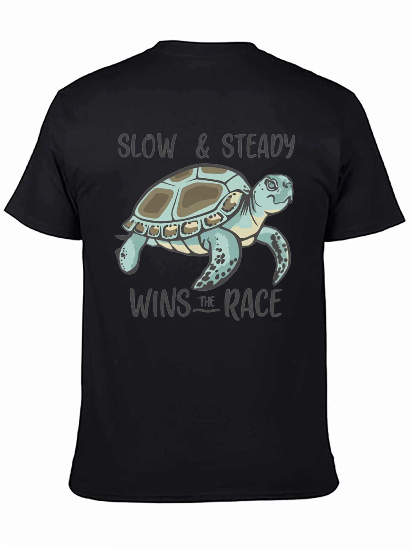 Slow & Steady Turtle Graphic T-Shirt