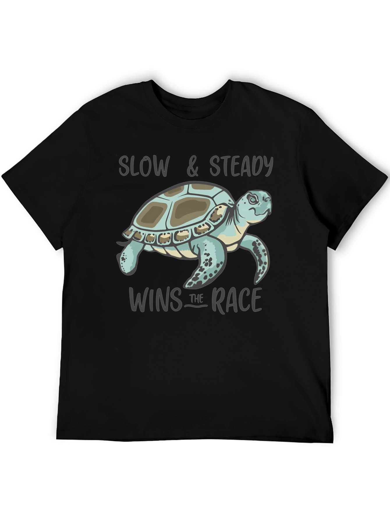 Slow & Steady Turtle Graphic T-Shirt