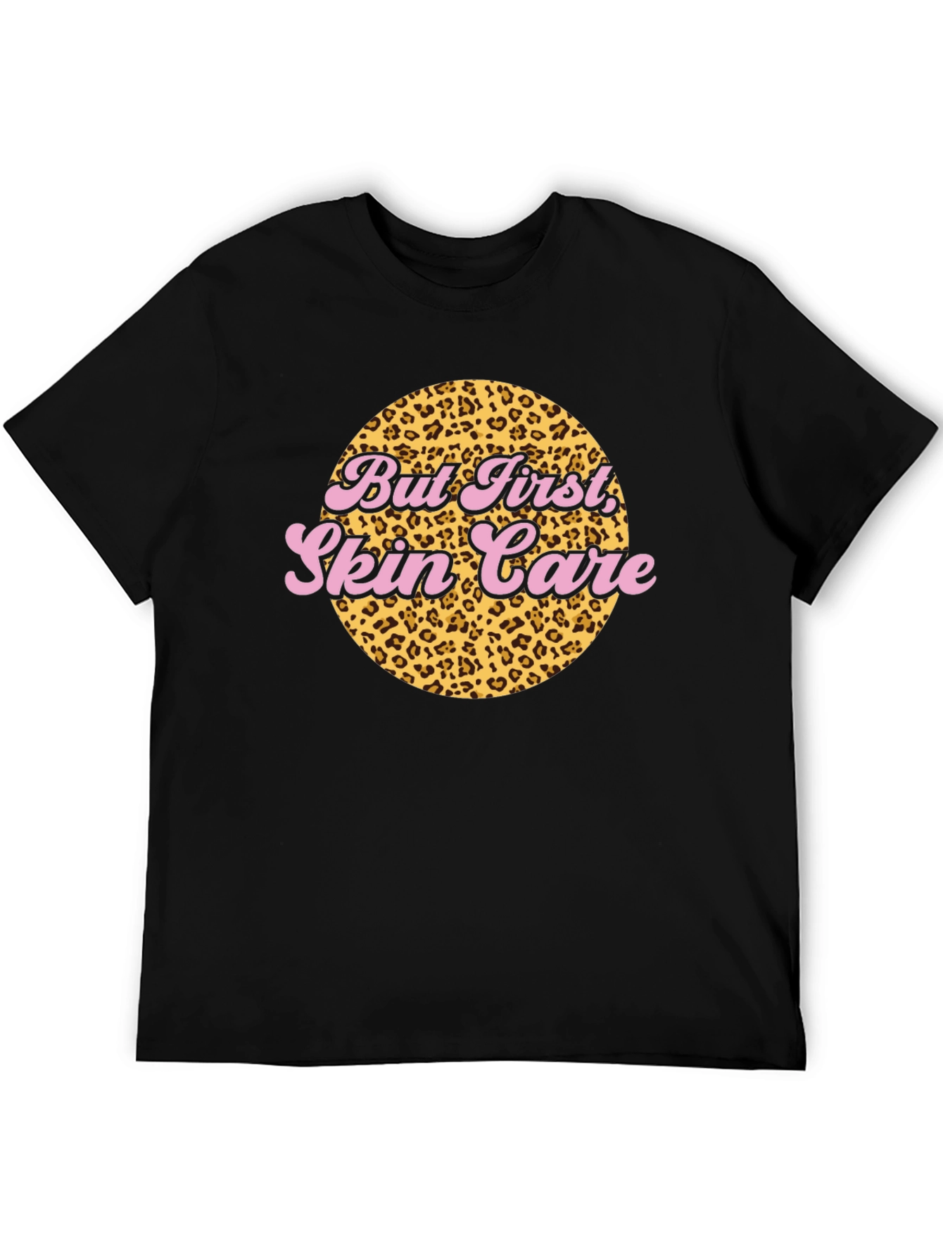 But First Skin Care Leopard Print T-Shirt