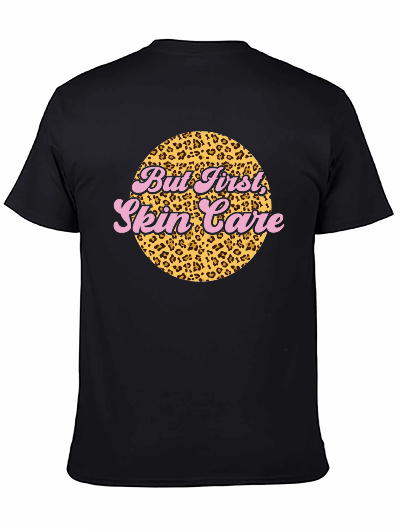 But First Skin Care Leopard Print T-Shirt