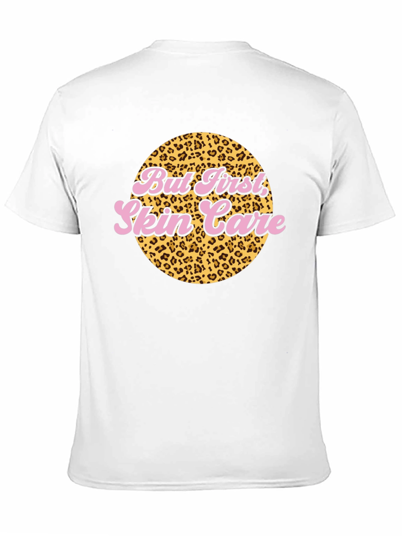 But First Skin Care Leopard Print T-Shirt