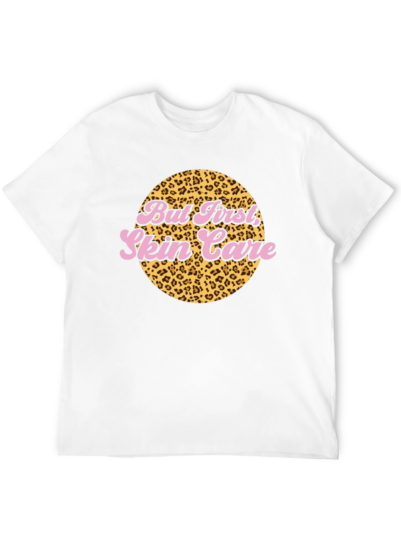 But First Skin Care Leopard Print T-Shirt