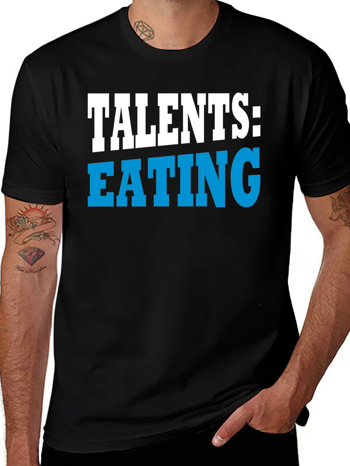 Talents Eating Funny Graphic T-Shirt