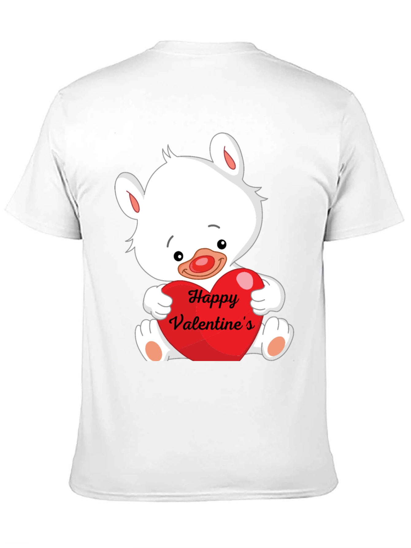 Valentines Day Bear Graphic T-Shirt