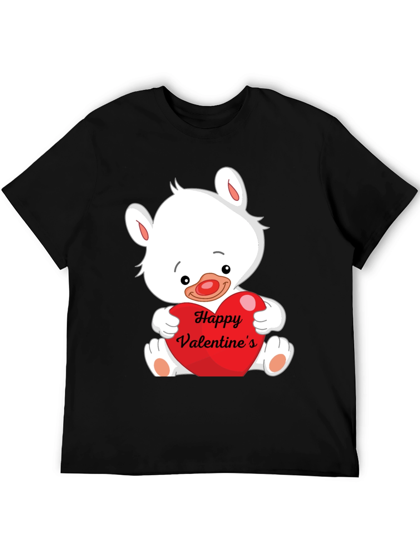 Valentines Day Bear Graphic T-Shirt