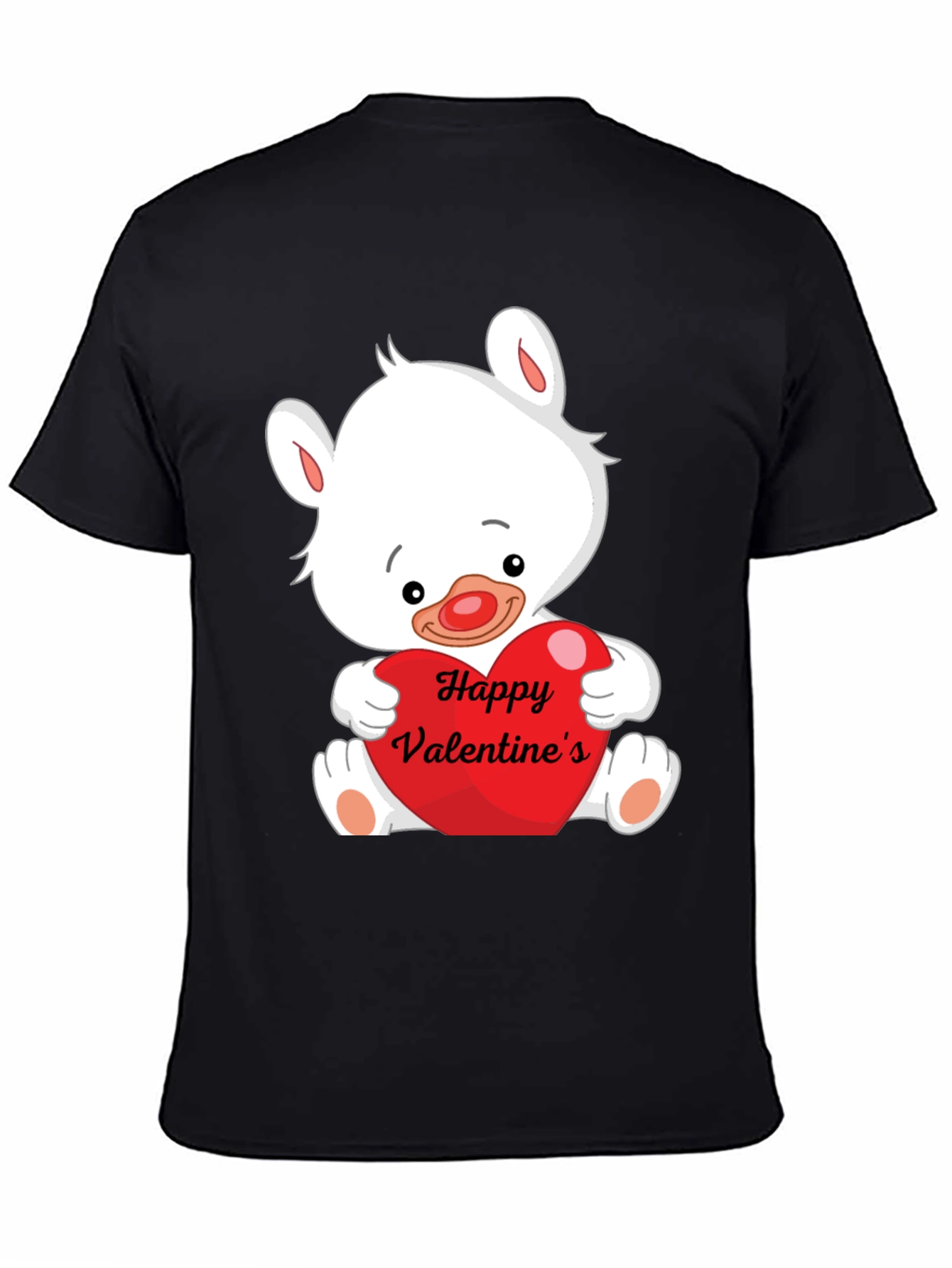 Valentines Day Bear Graphic T-Shirt