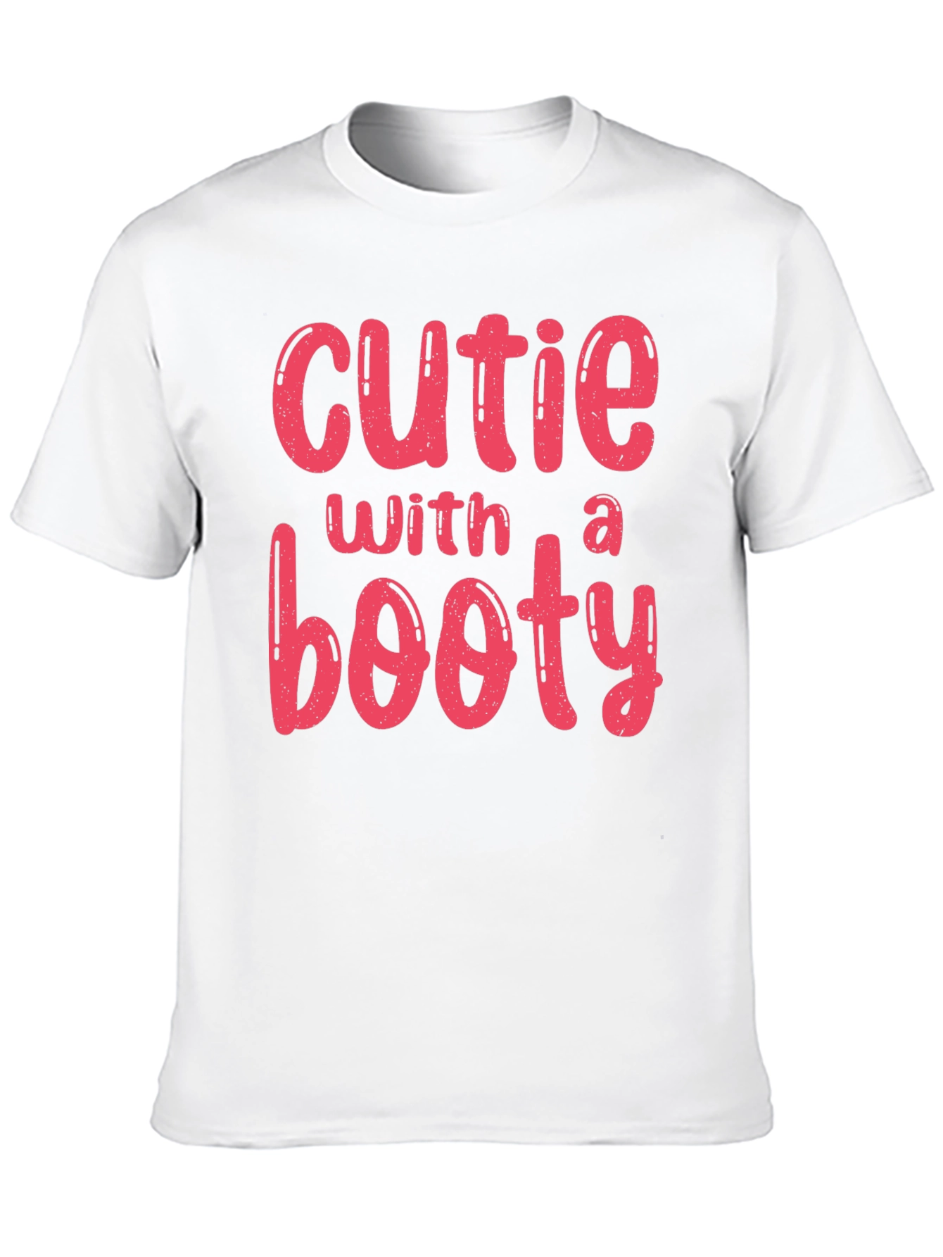 Cutie With a Booty Graphic Tee - Black