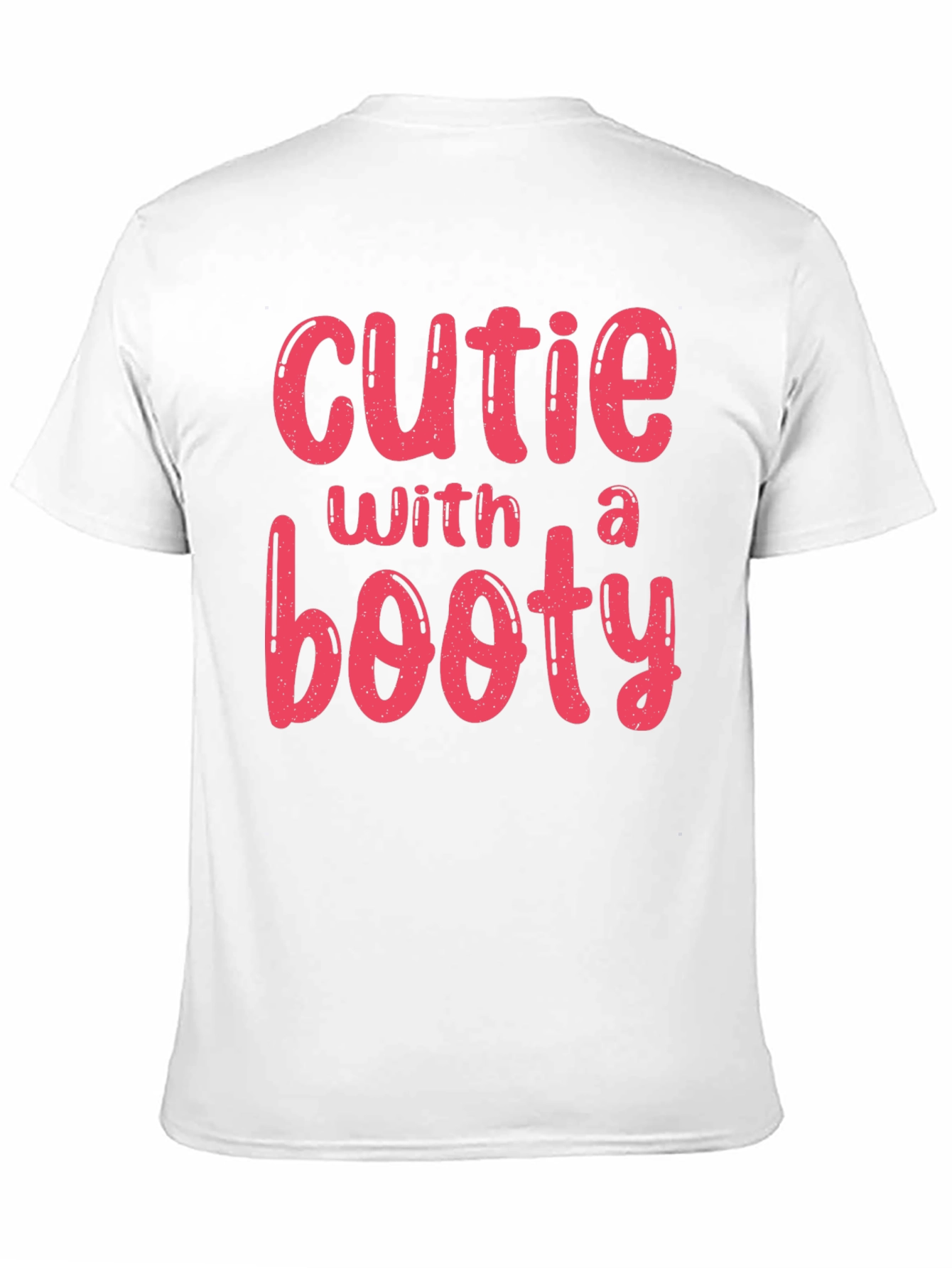 Cutie With a Booty Graphic Tee - Black