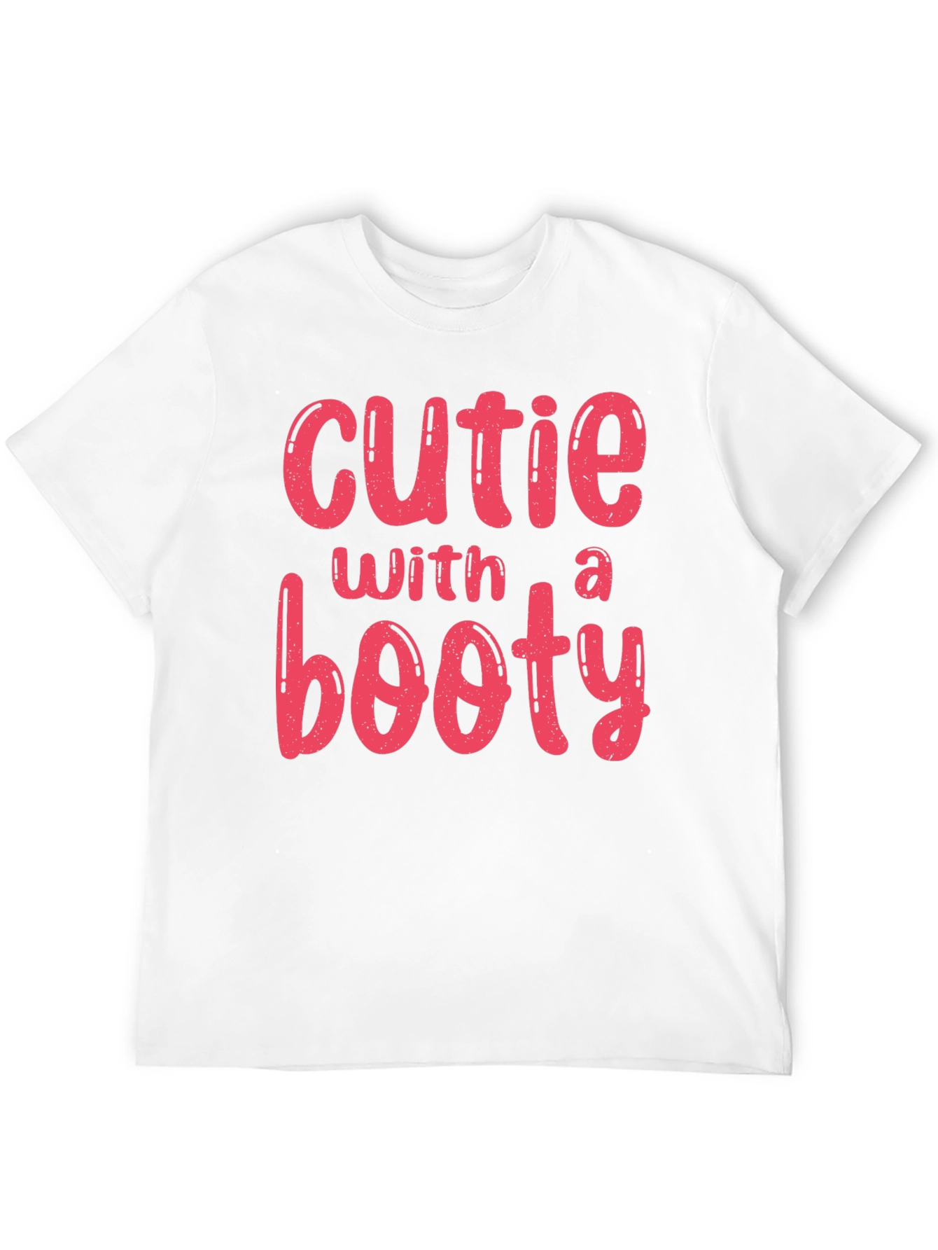Cutie With a Booty Graphic Tee - Black