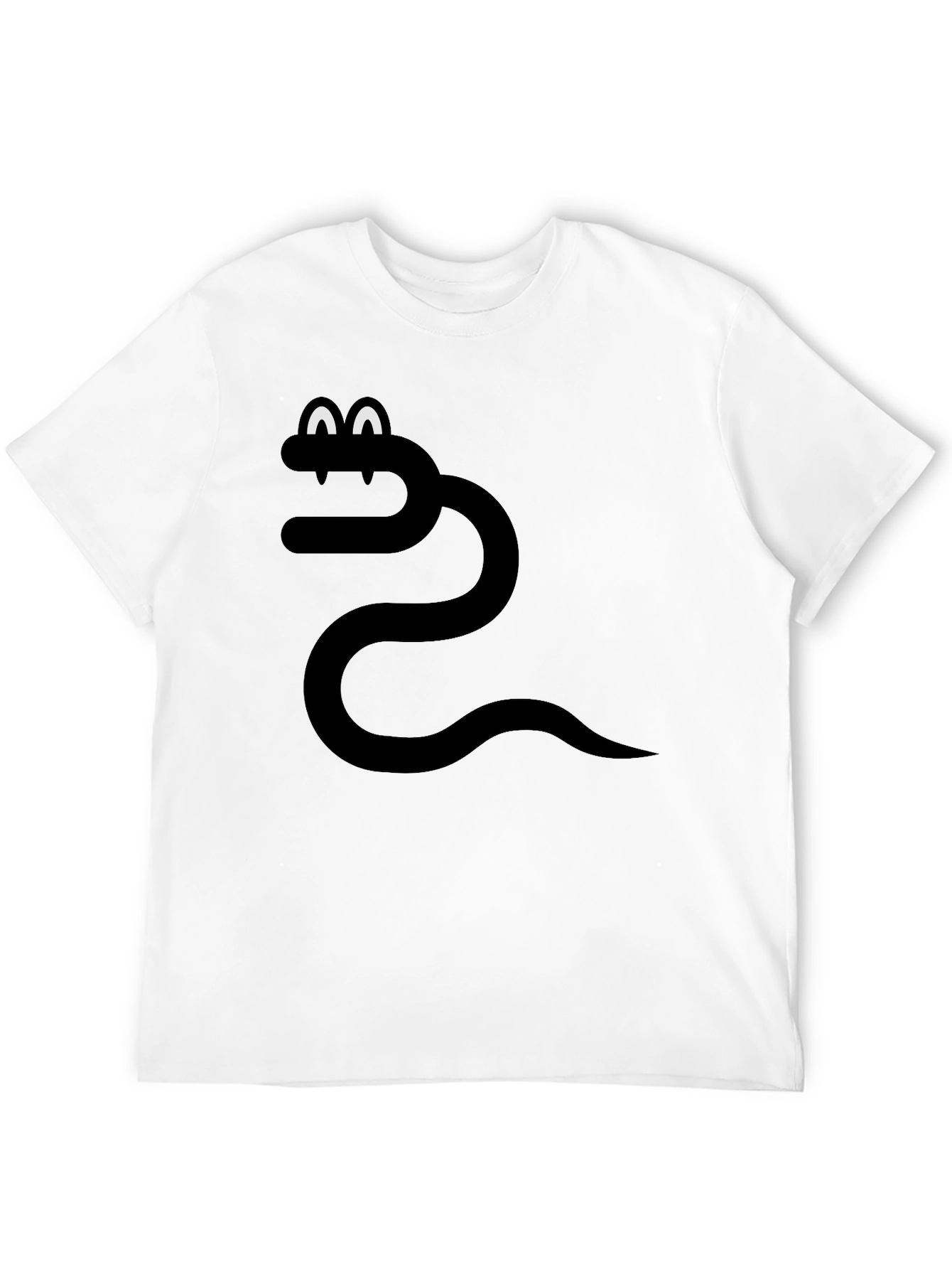 Funny Snake Graphic Tee - Black T-Shirt