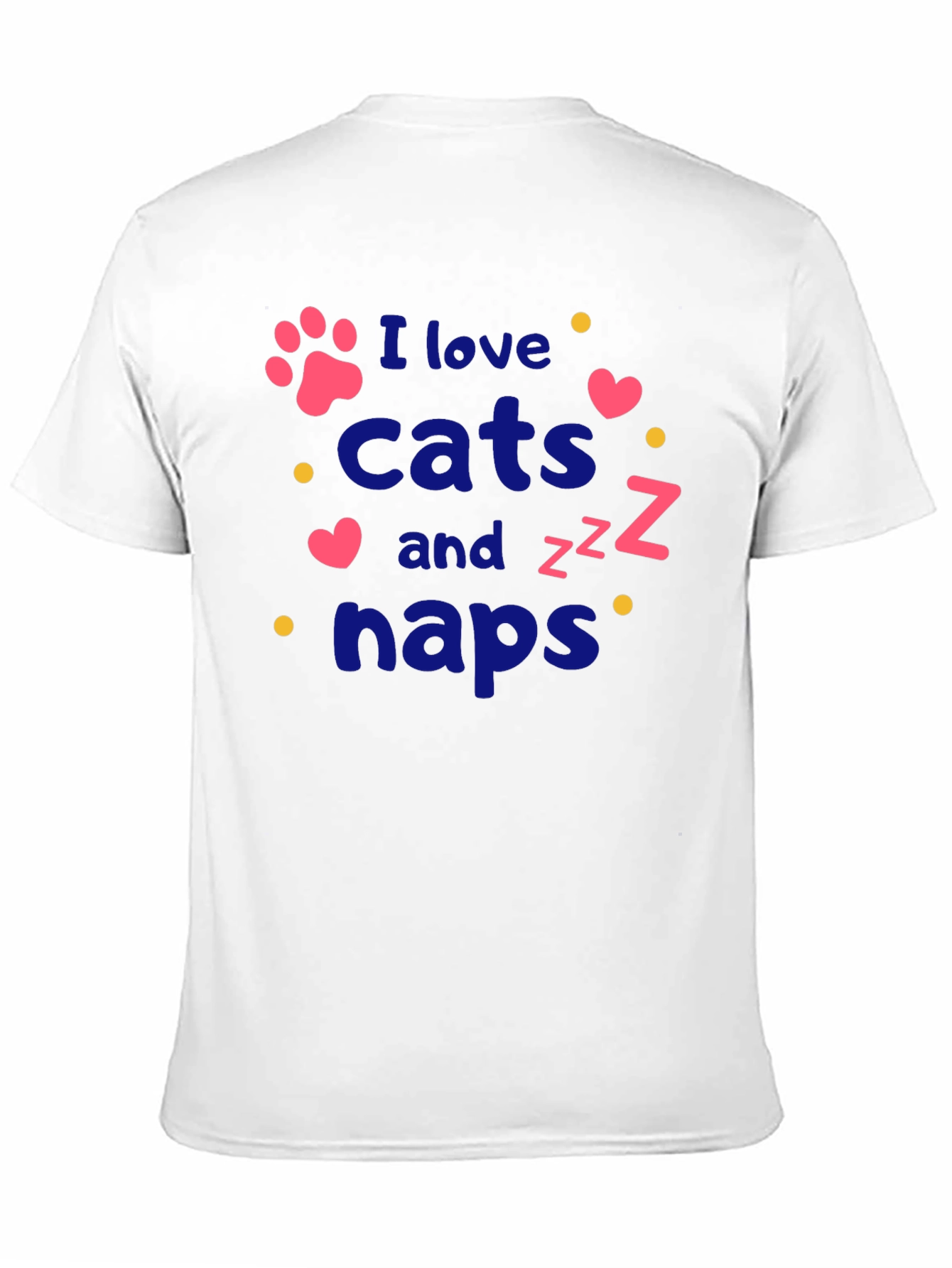 I Love Cats and Naps T-Shirt