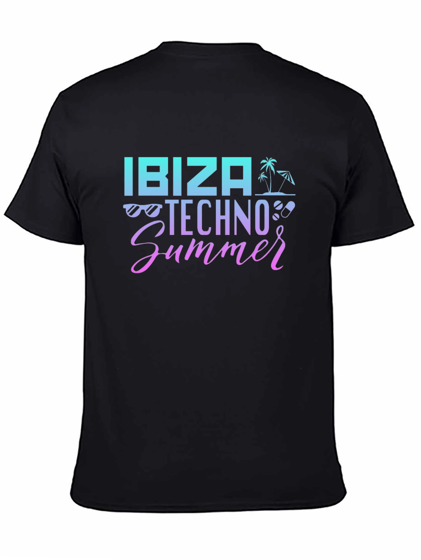 Ibiza Techno Summer Graphic T-Shirt