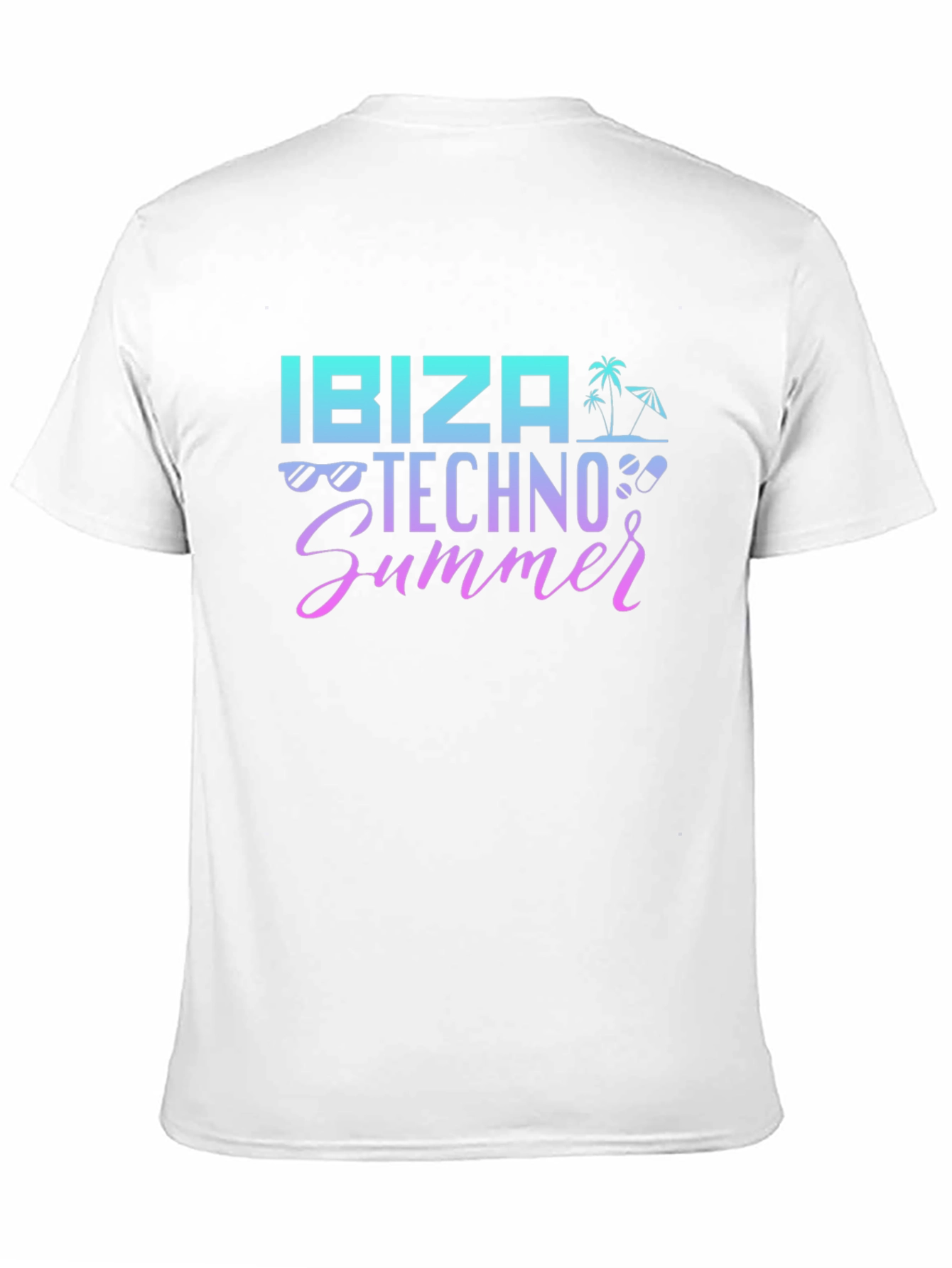 Ibiza Techno Summer Graphic T-Shirt