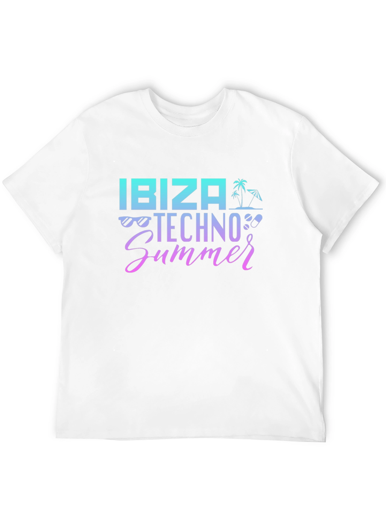 Ibiza Techno Summer Graphic T-Shirt