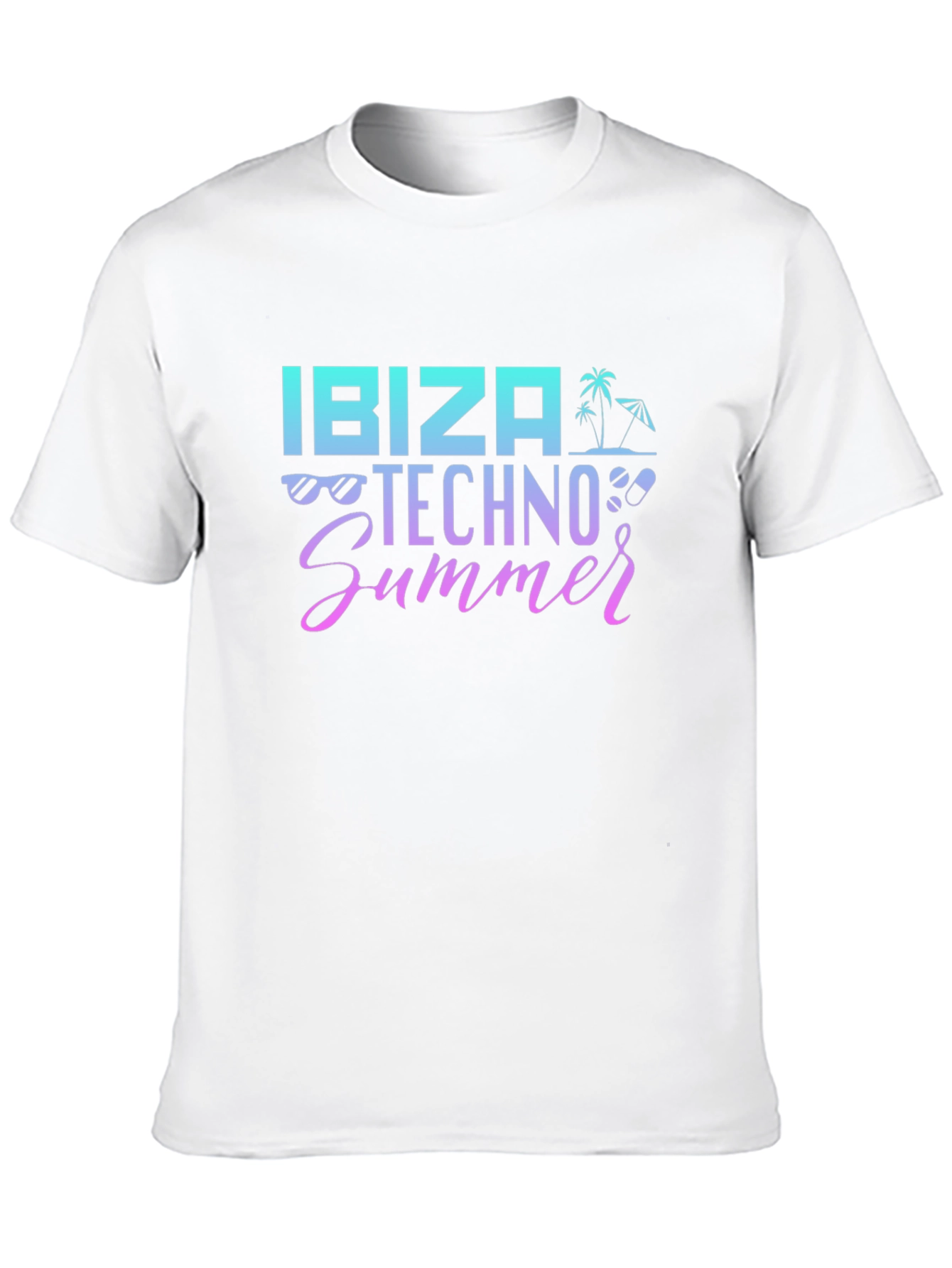 Ibiza Techno Summer Graphic T-Shirt