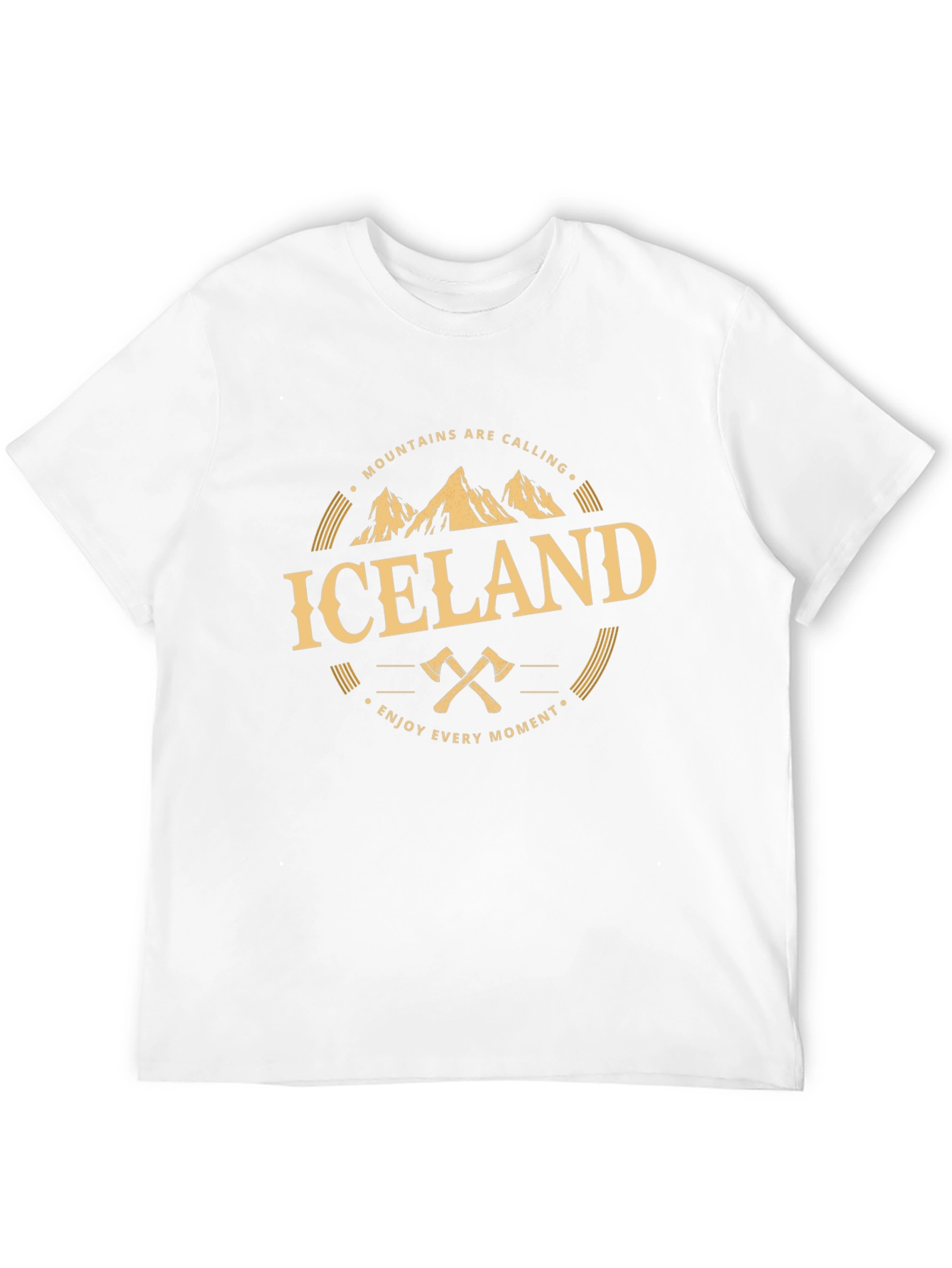 Iceland Adventure Graphic Tee -  Mountains Calling T-Shirt