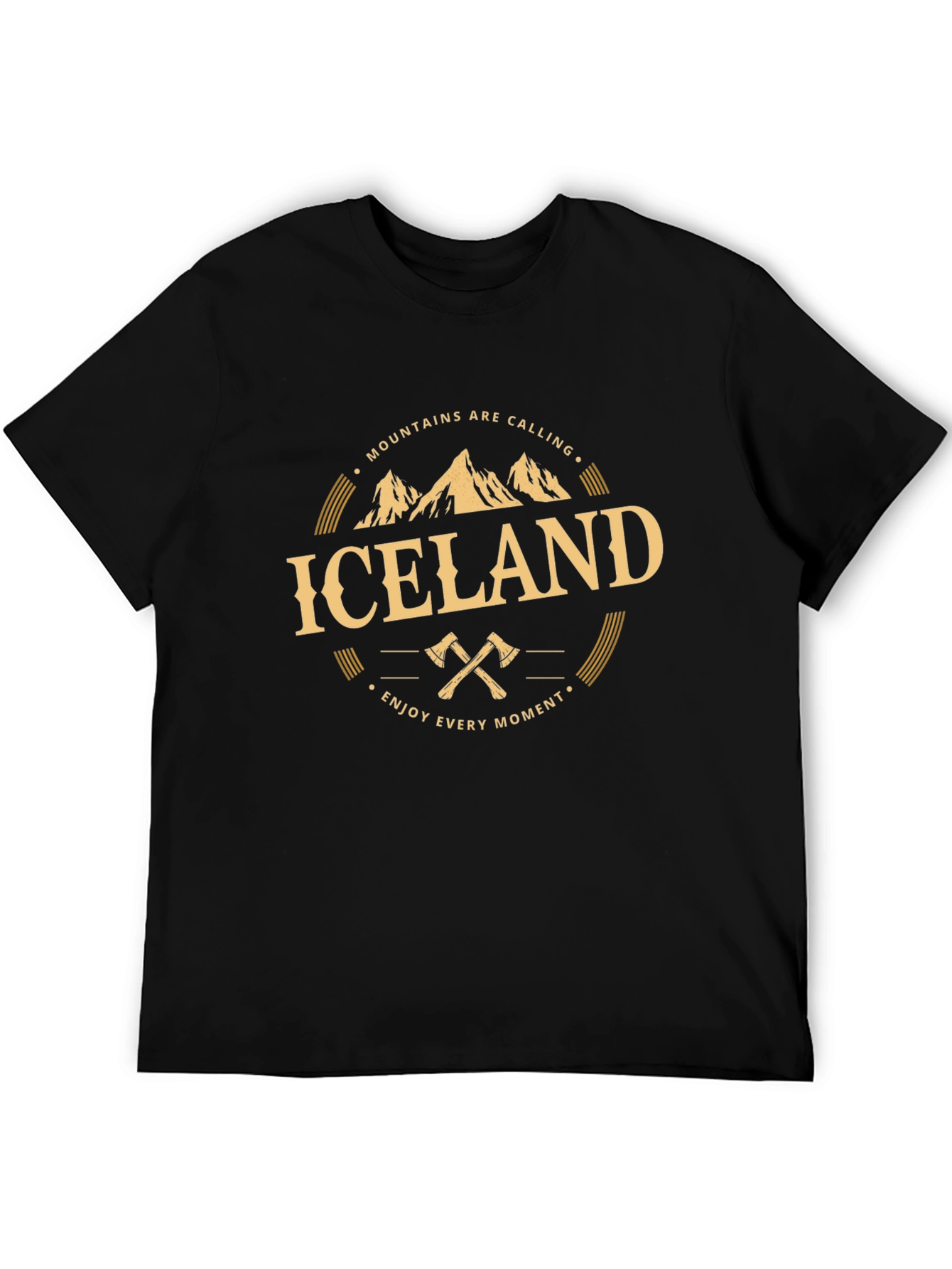 Iceland Adventure Graphic Tee -  Mountains Calling T-Shirt