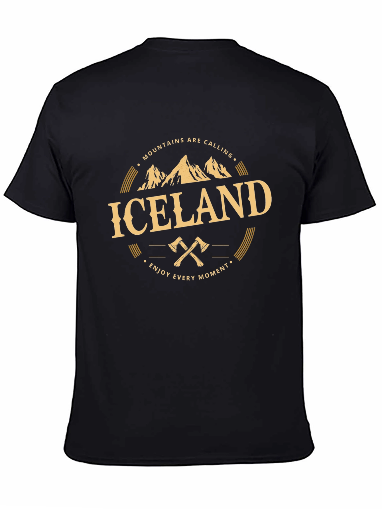 Iceland Adventure Graphic Tee -  Mountains Calling T-Shirt